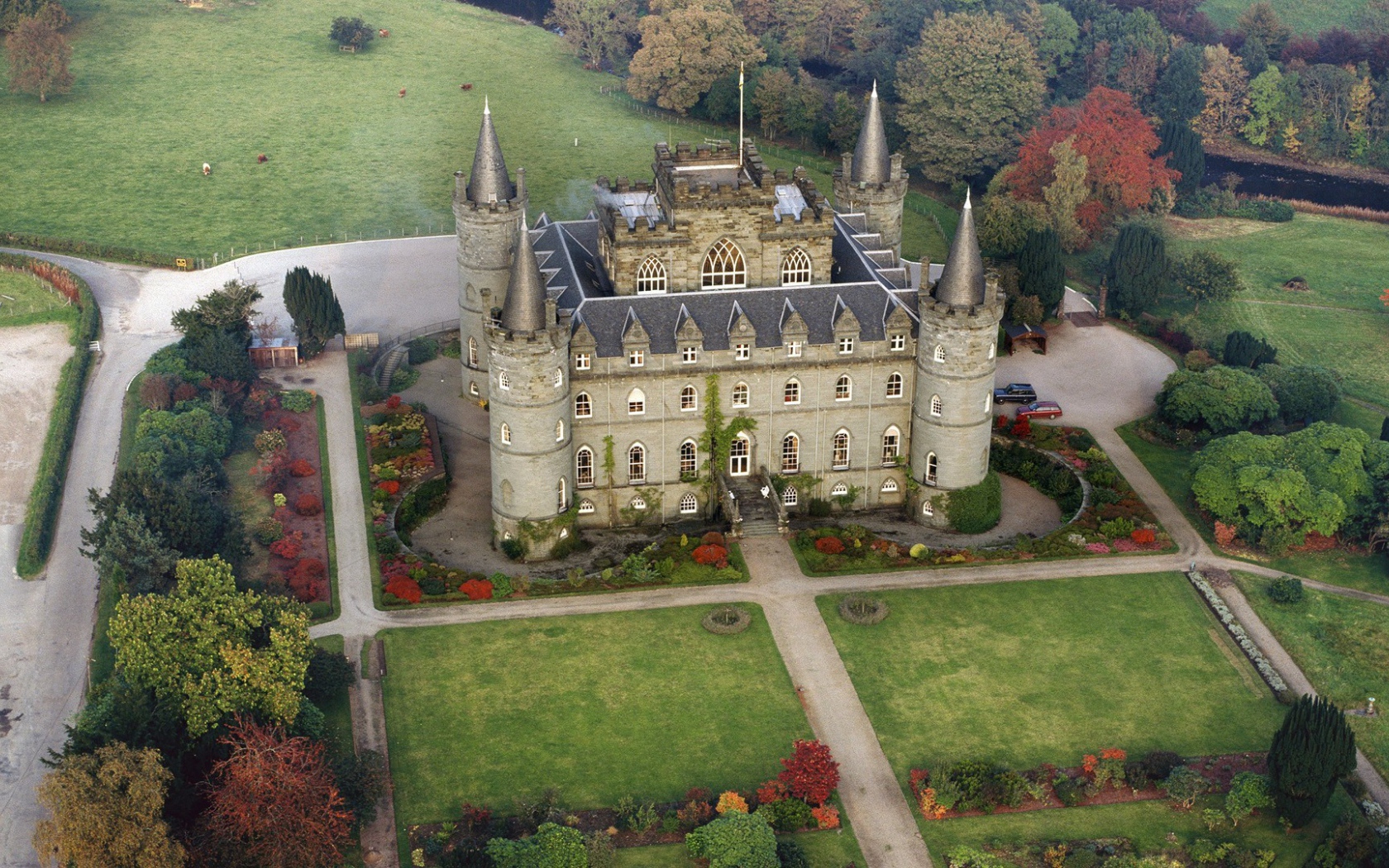 Старинный замок в Шотландии