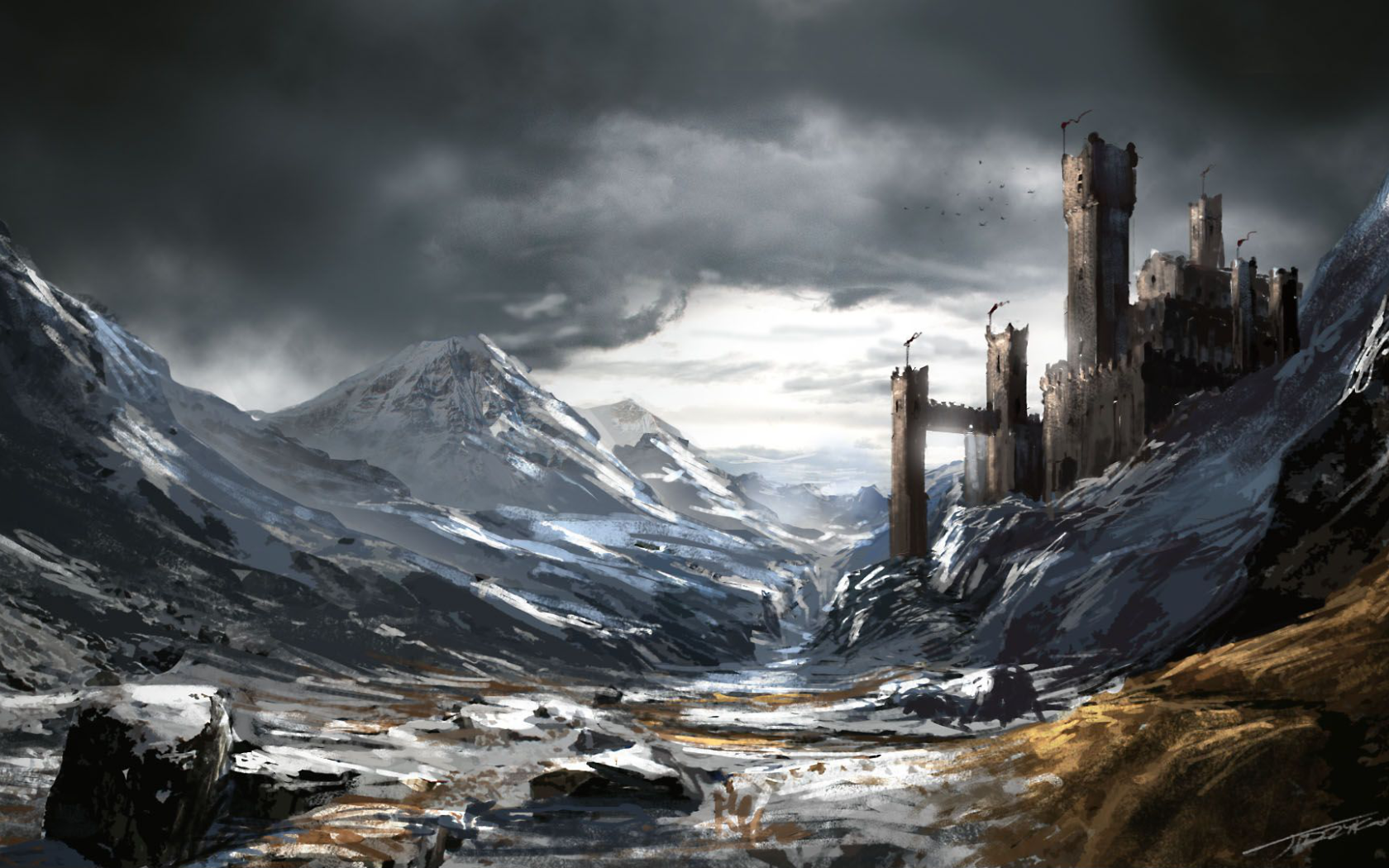 Bolton House in the mountains Game of Thrones