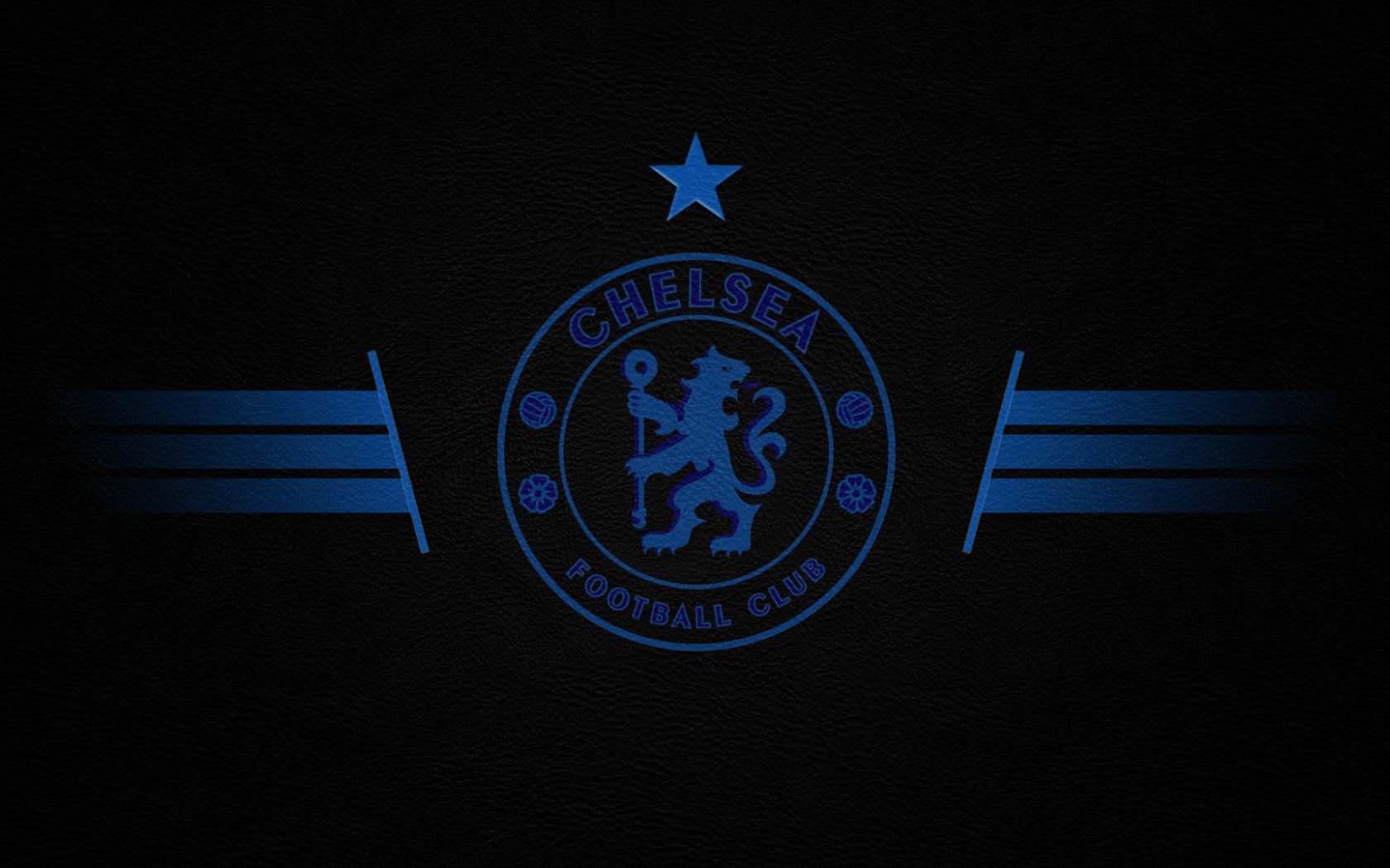 Футбольный клуб Челси, логотип  голубой на сером