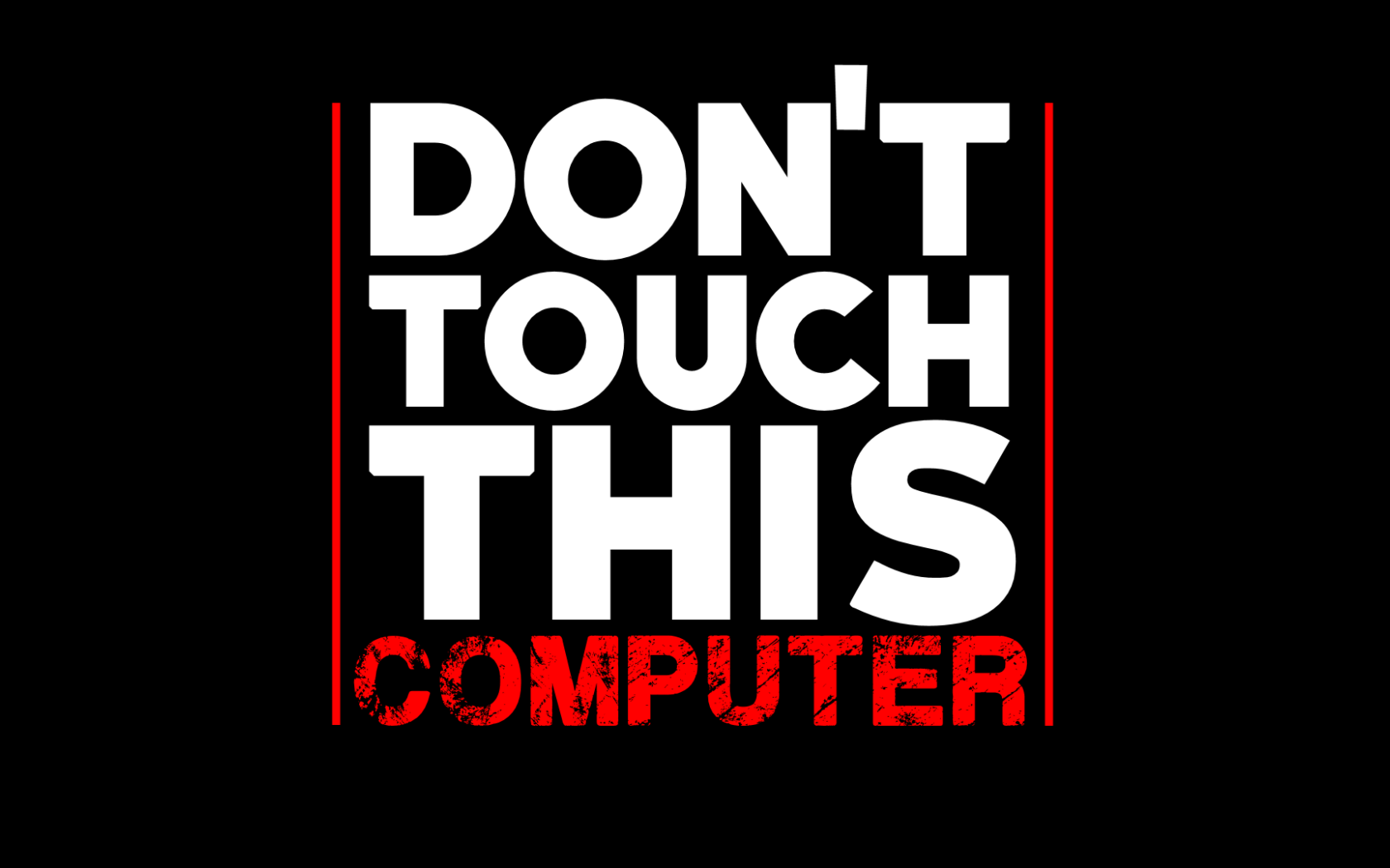 Не прикасайтесь к этому компьютеру