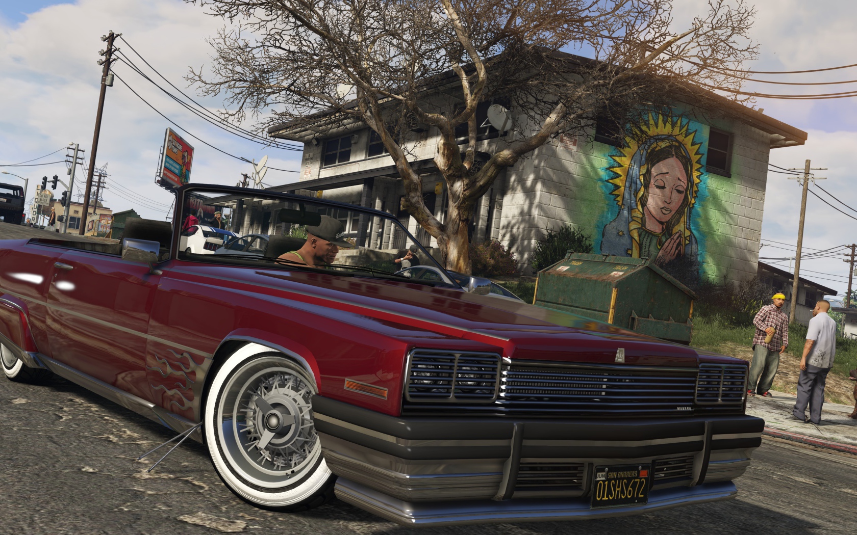 Red Cadillac in the game Grand Theft Auto V