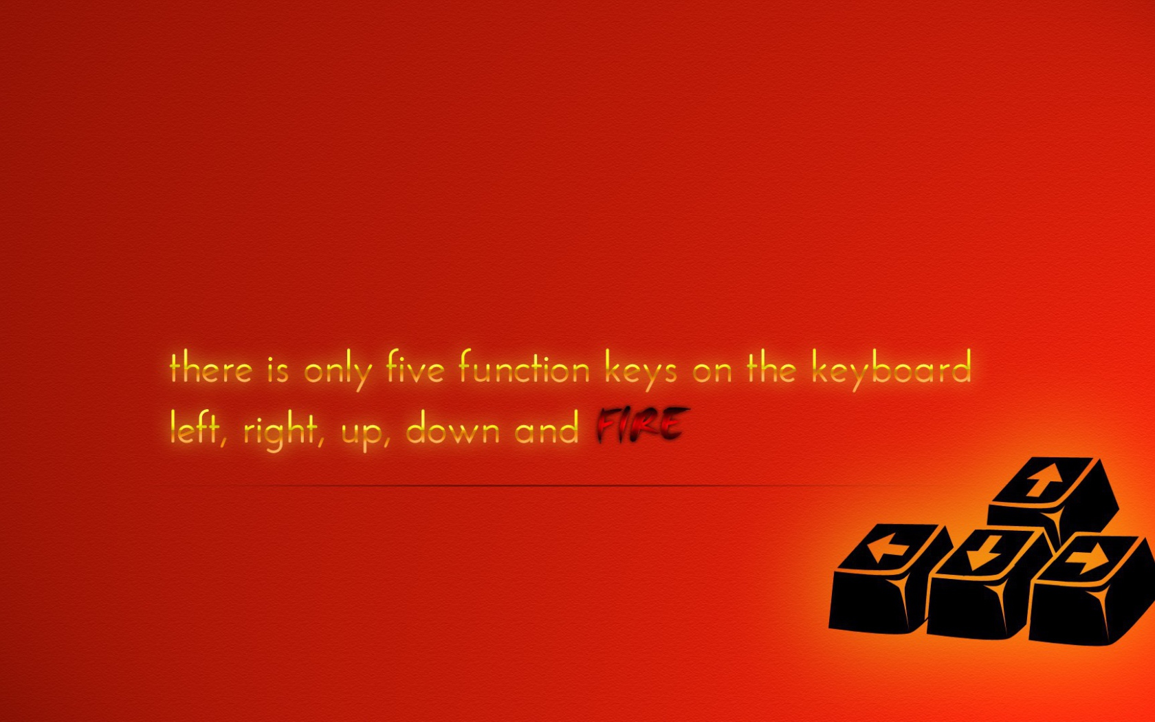 Есть только пять функциональных клавиш