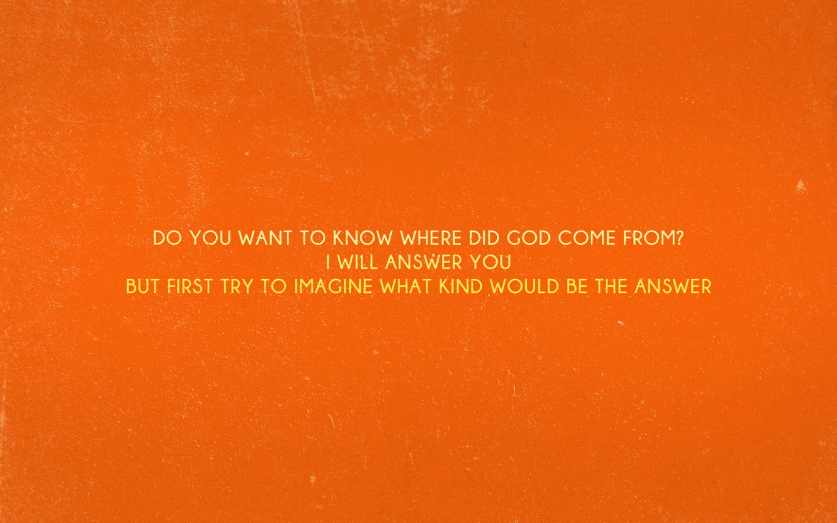 Хочешь знать, откуда появился бог?