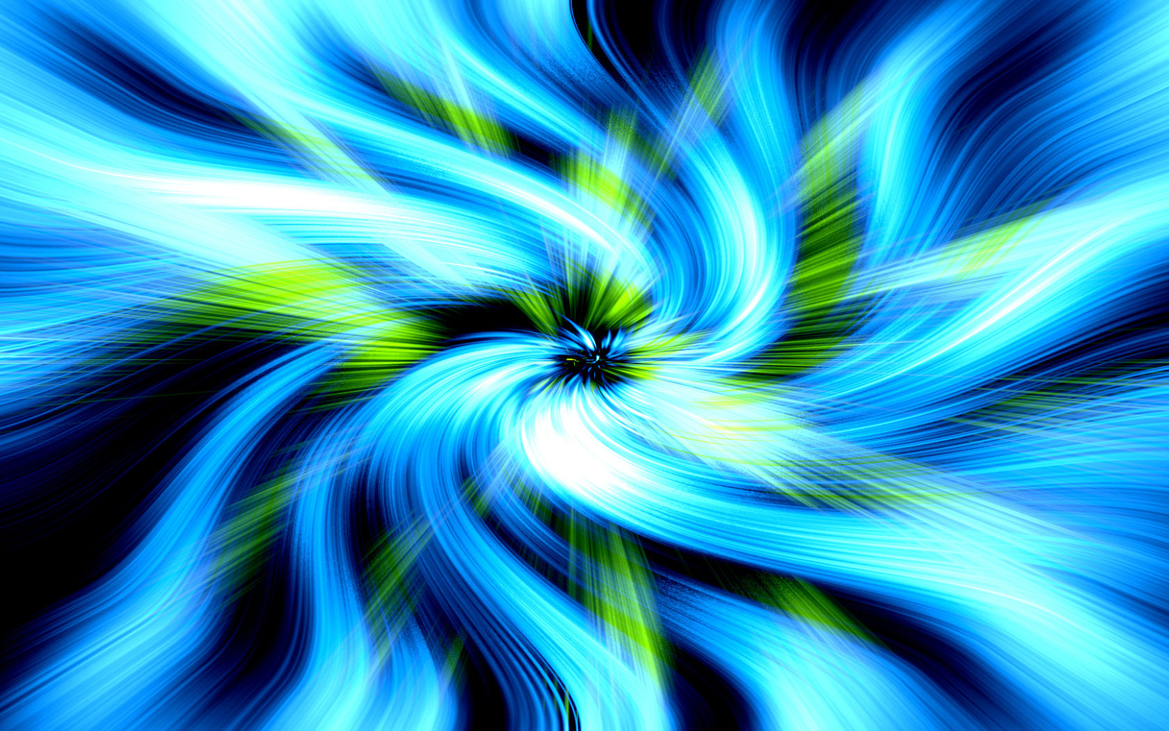 Яркие разноцветные абстрактные вихри 