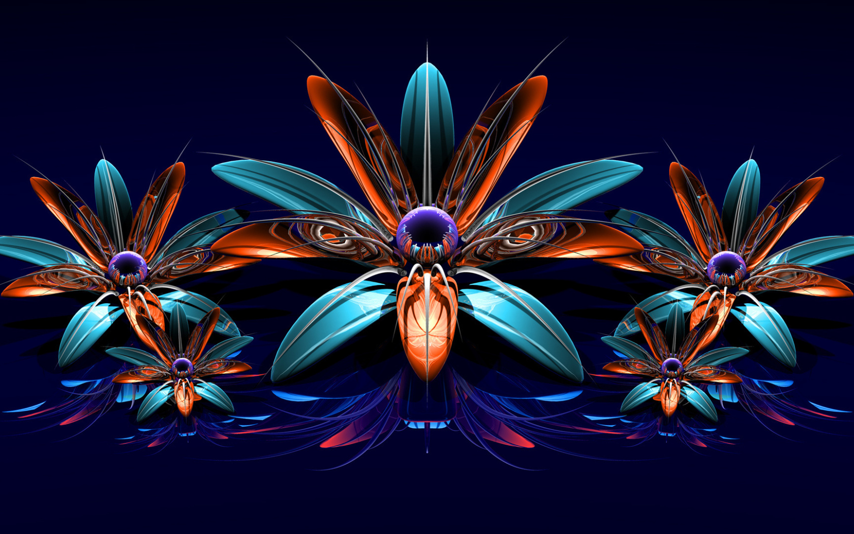 Фрактальные цветы