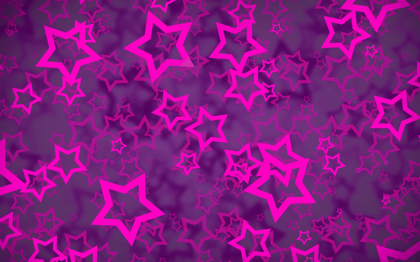 Много розовых звезд  