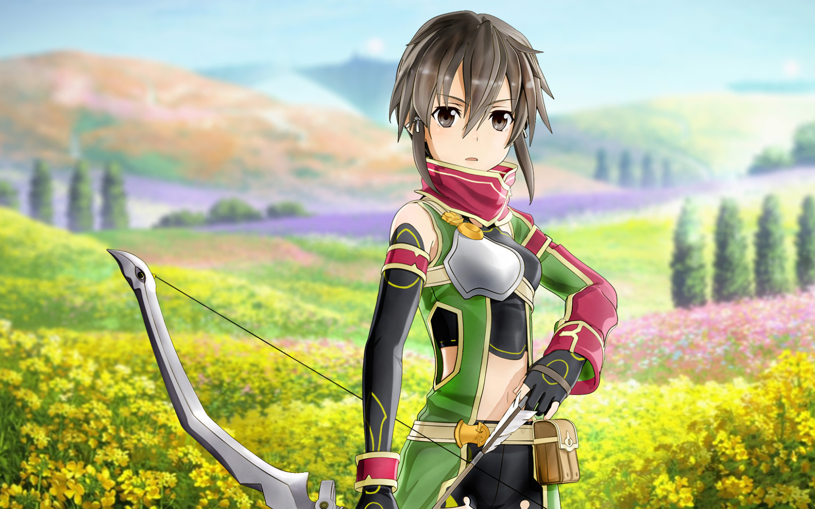 Персонаж Синон аниме  Sword Art Online II 