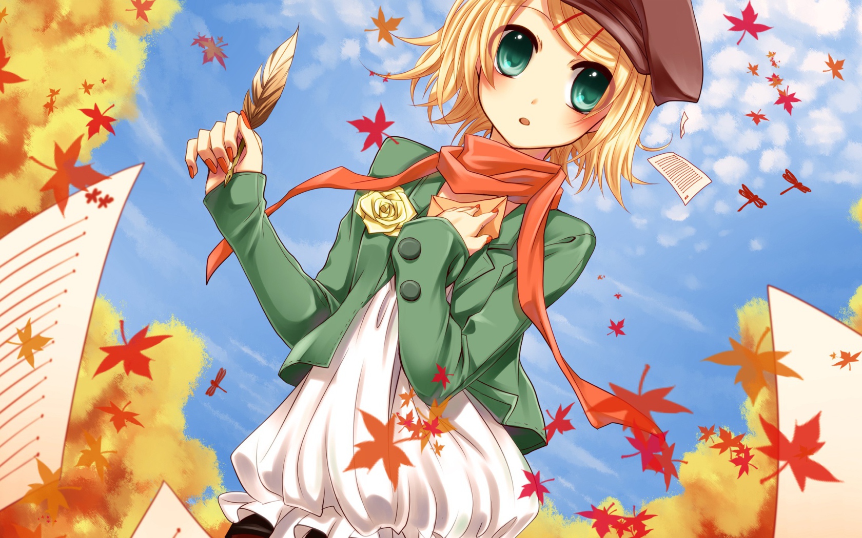 Кагамине Рин персонаж аниме Вокалоид 