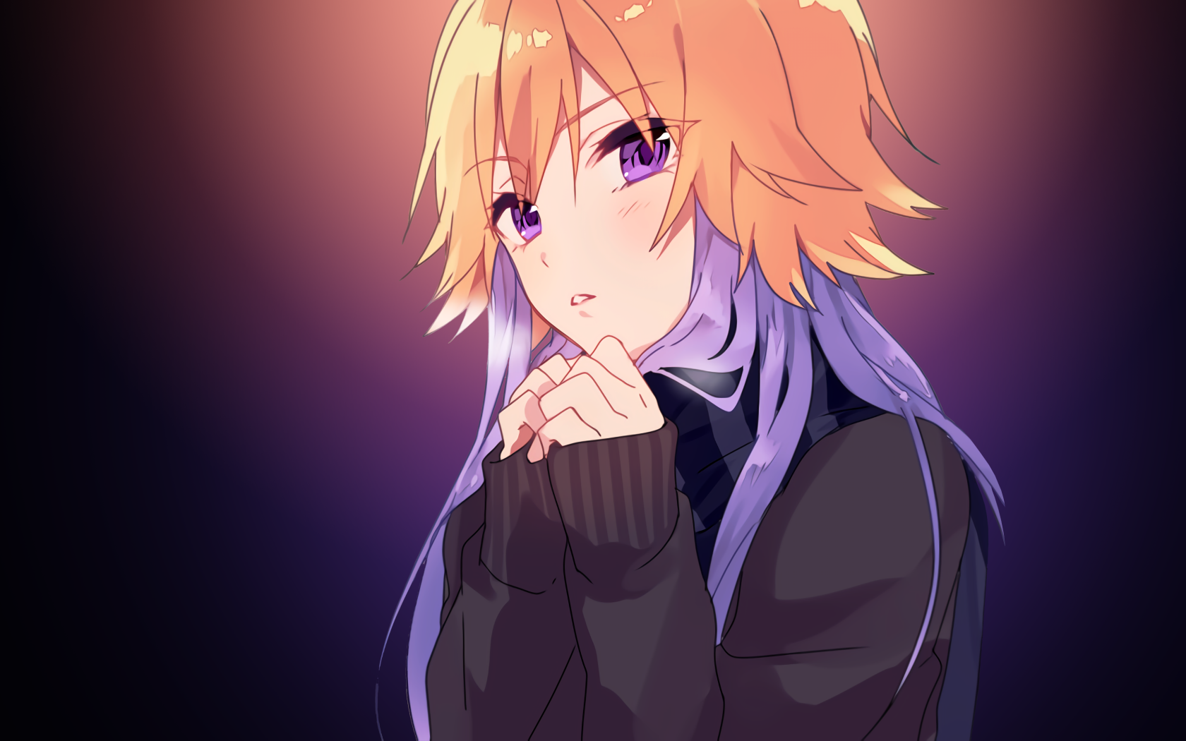 Рыжеволосая девушка Asuka Ninomiya аниме 