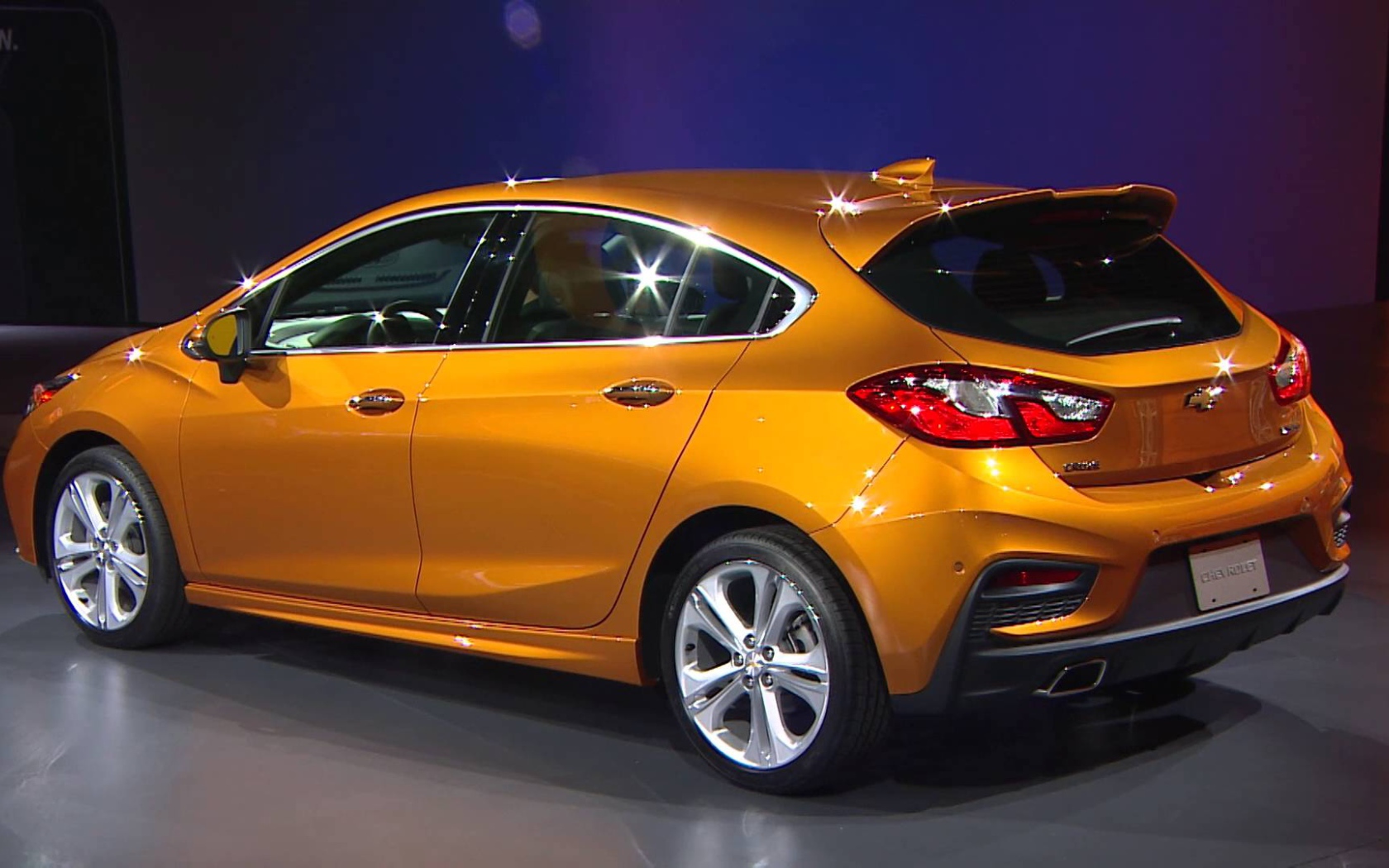 Chevrolet Cruze Hatch 2017 года вид сзади 