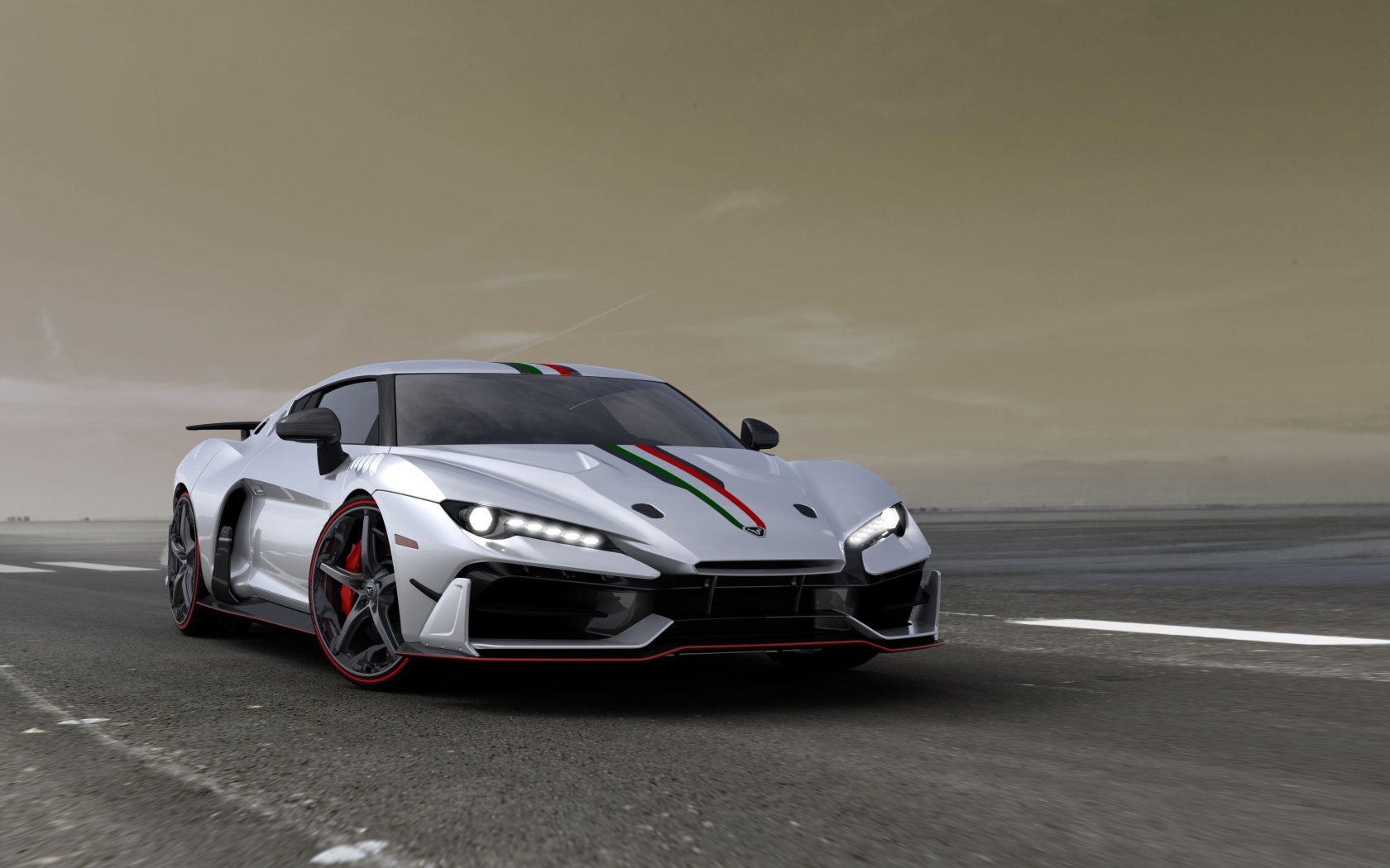 Эксклюзивный спортивный автомобиль Lamborghini Huracan Italdesign, 2018