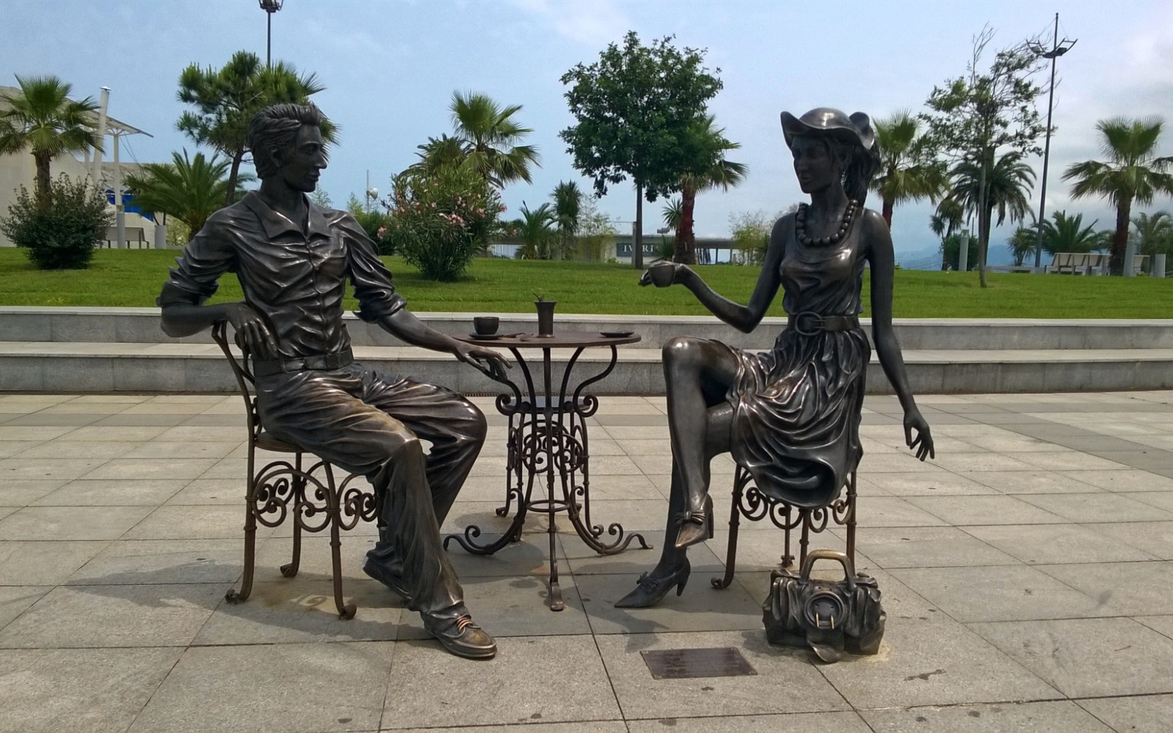 Памятник на Батумском бульваре  