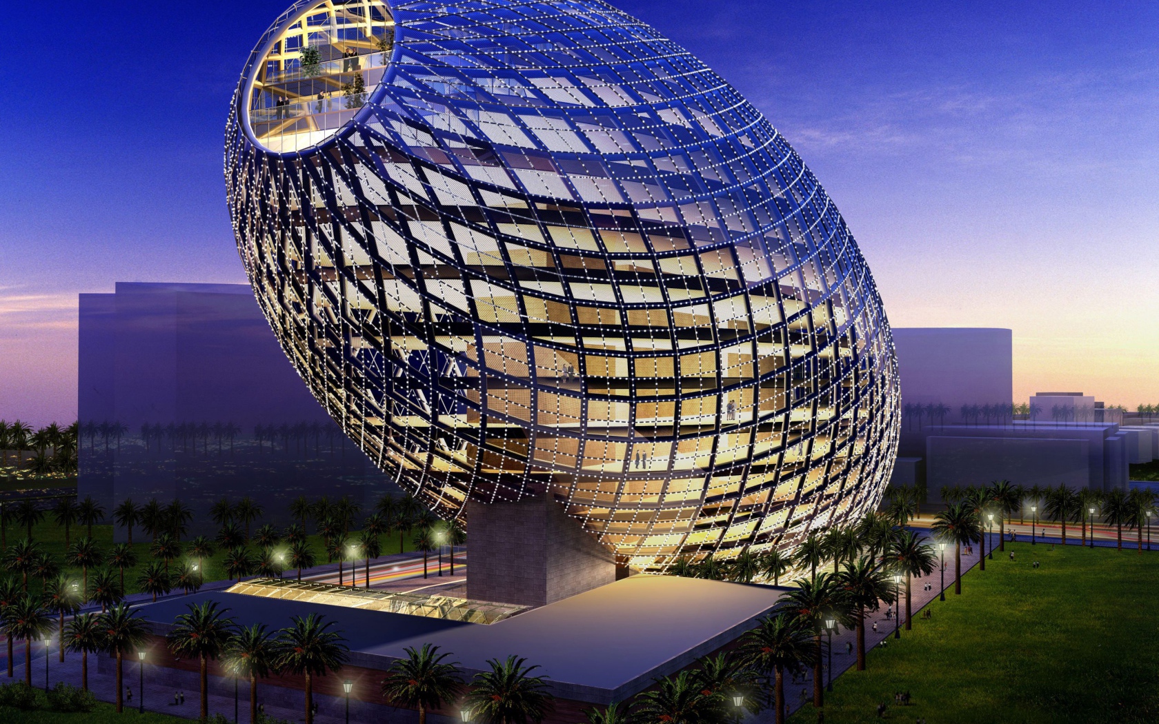 Ультрасовременное здание-яйцо Cybertecture Egg в Мумбае, Индия 
