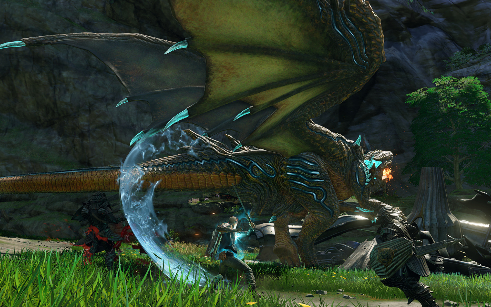 Битва дракона и людей игра Scalebound 2017 