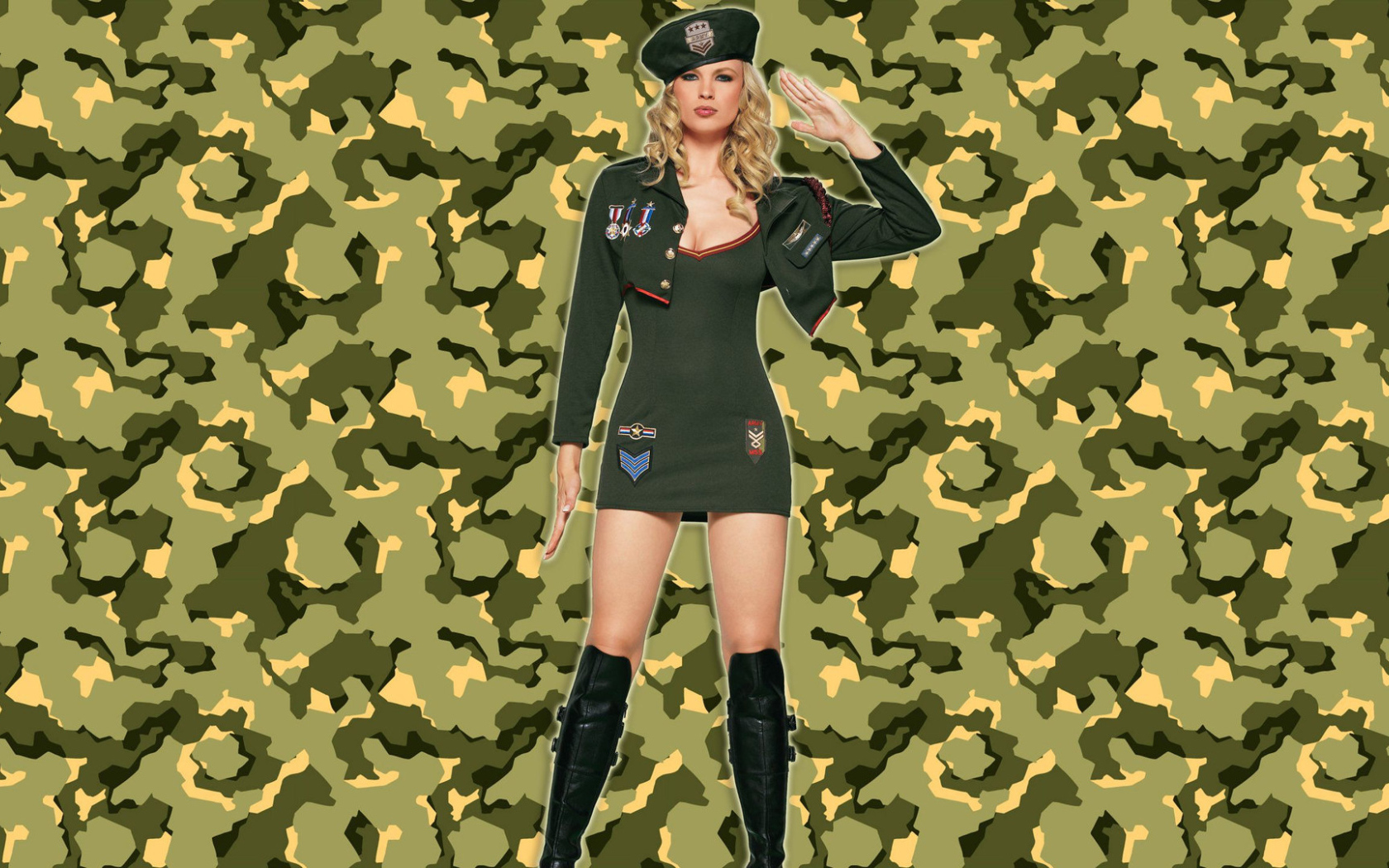 Настоящая защитница отечества 