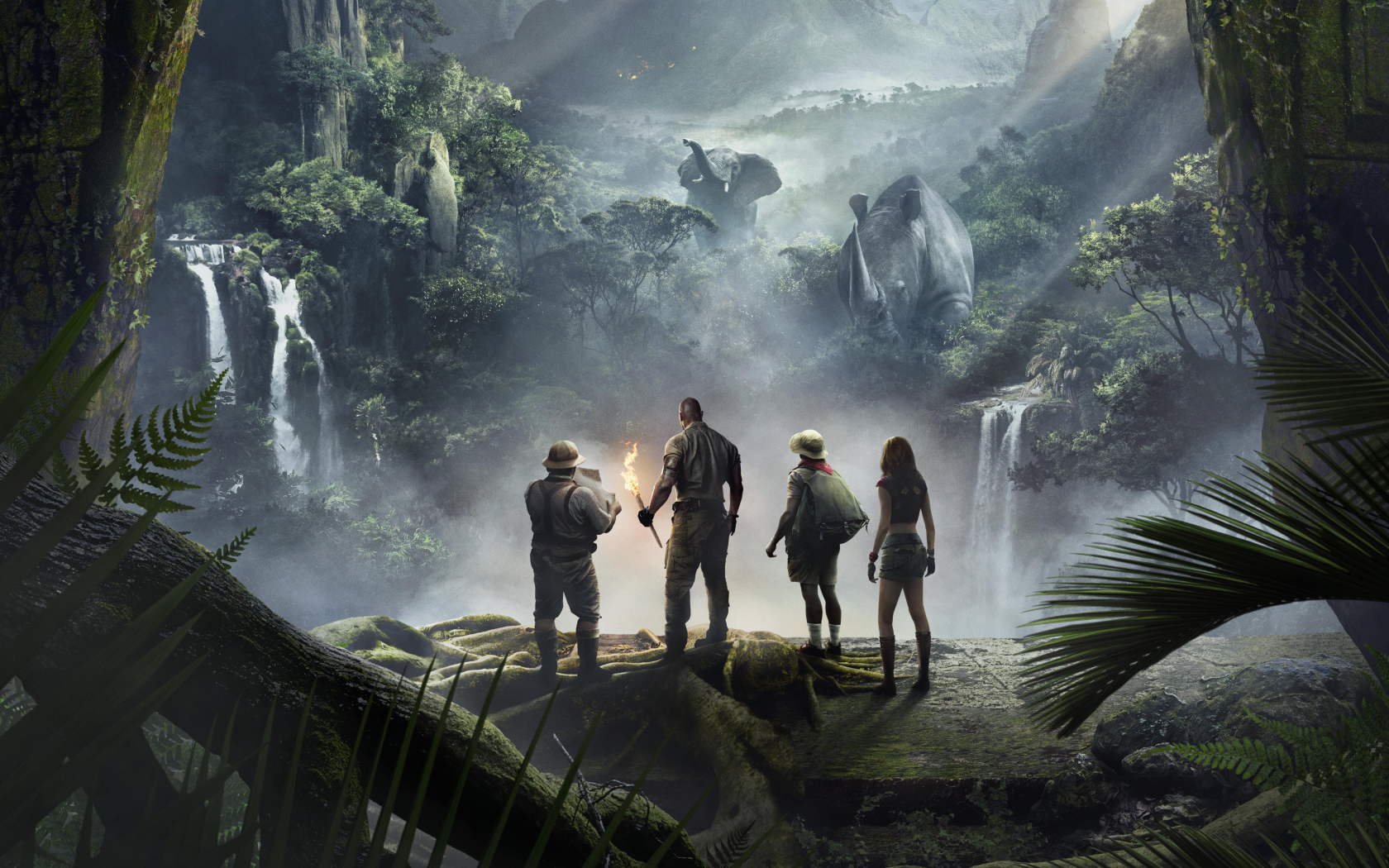 Кадр нового фильма Джуманджи. Зов джунглей, 2017