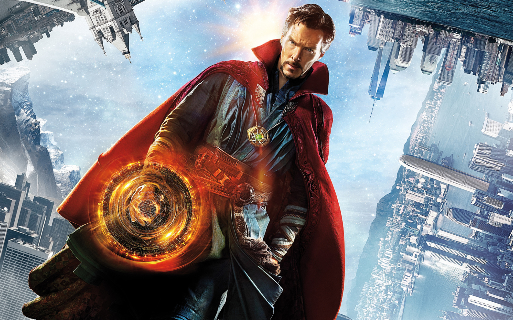 Актер Бенедикт Камбербэтч в фильме Доктор Стрэндж 