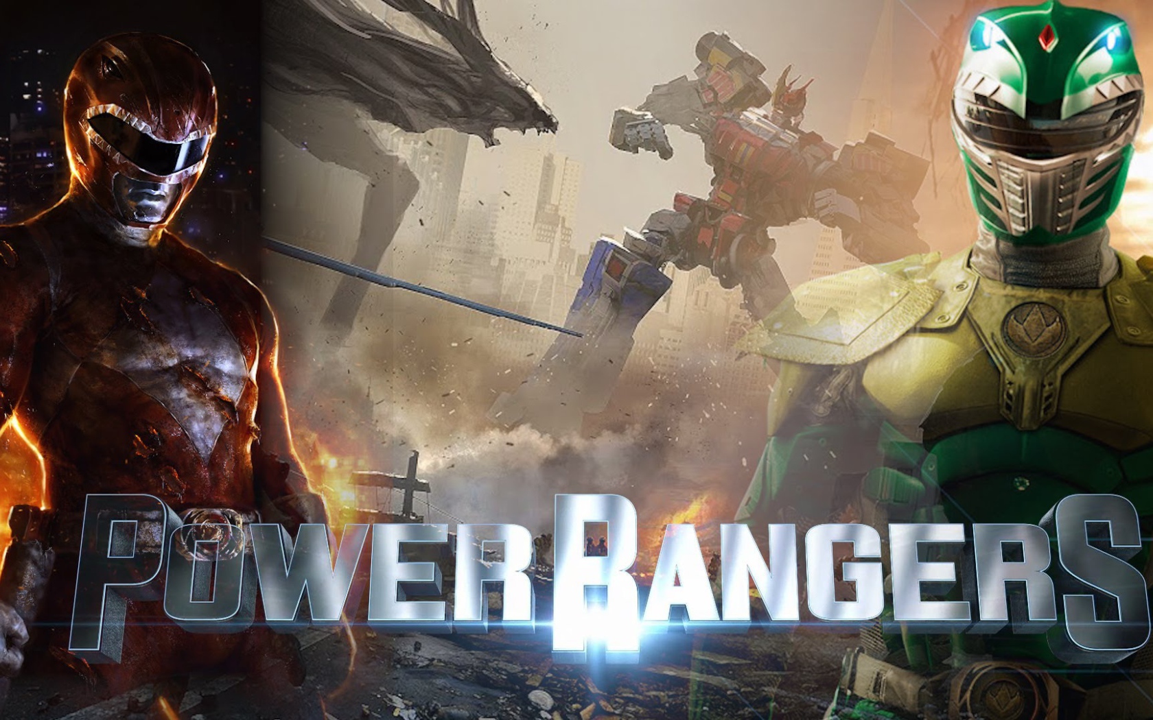 Логотип фильма Могучие рейнджеры 2017 