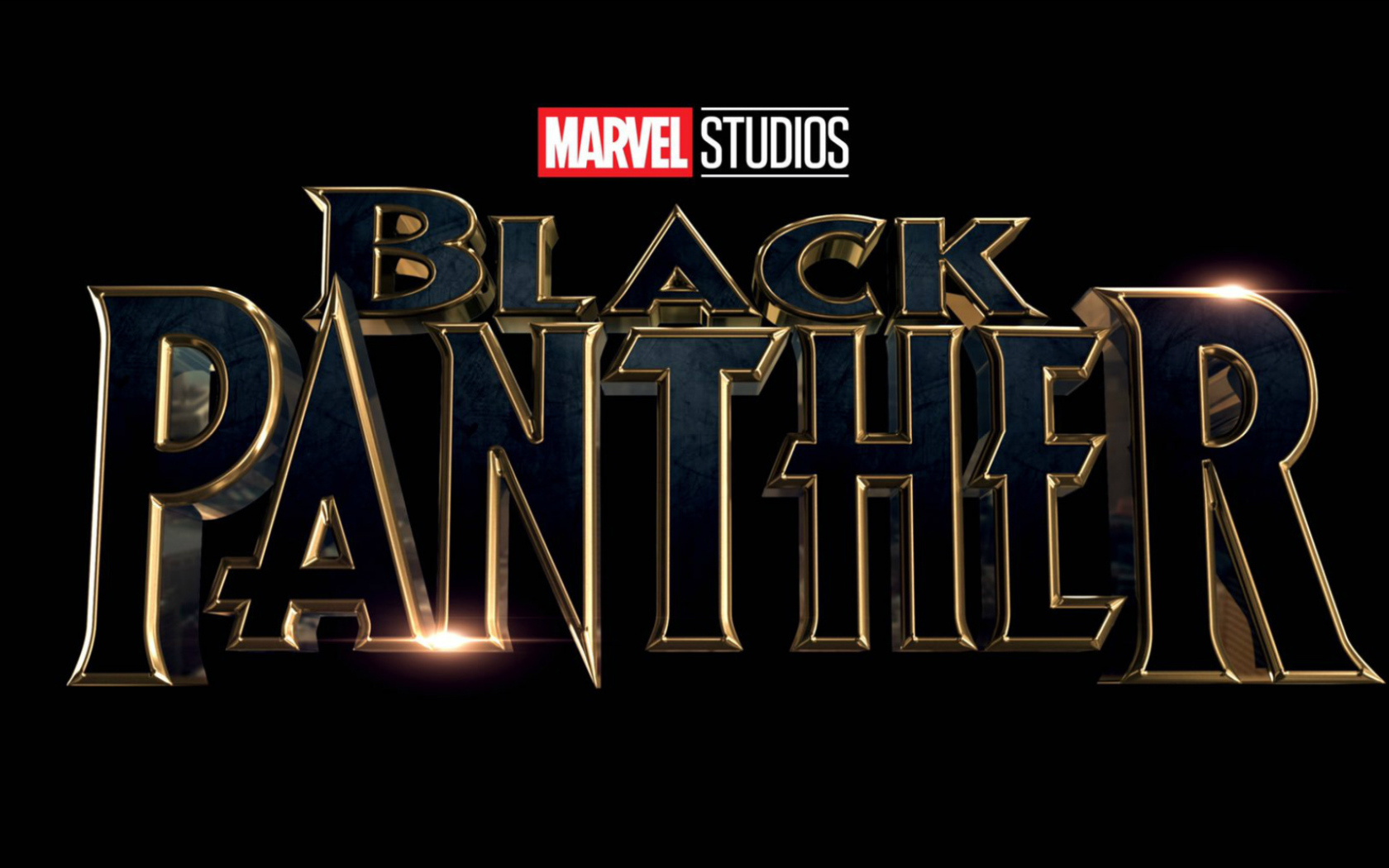Логотип нового фантастического фильма Черная пантера, 2018