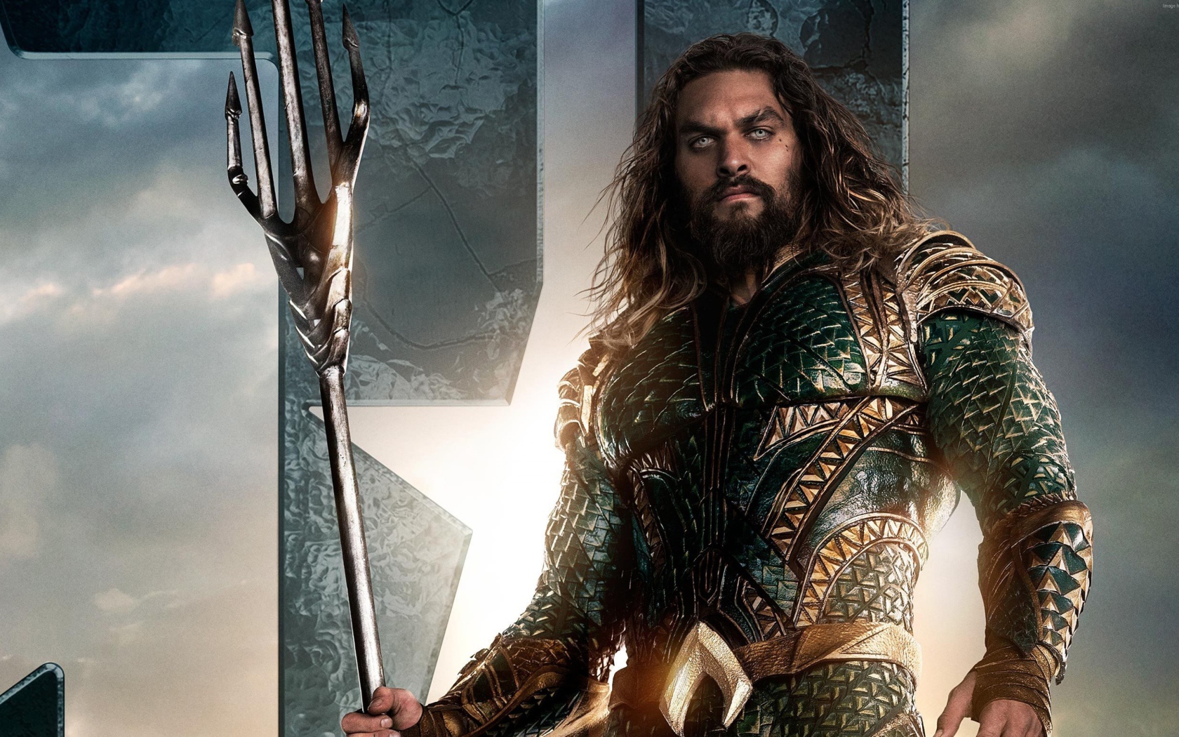 Супергерой Аквамен, актер Джейсон Момоа фильм Лига справедливости, 2017