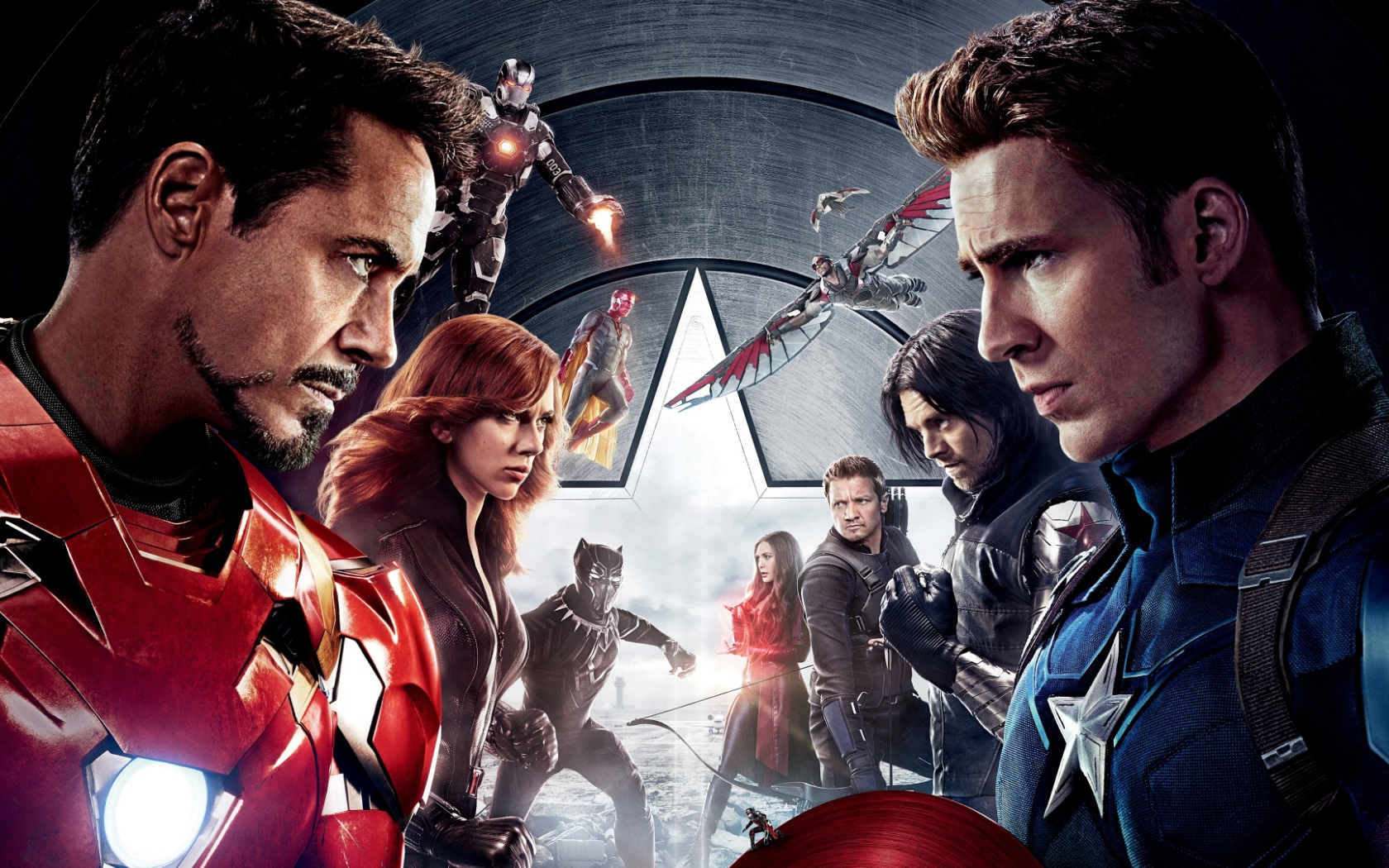 Супер герои из фильма Первый мститель Противостояние 