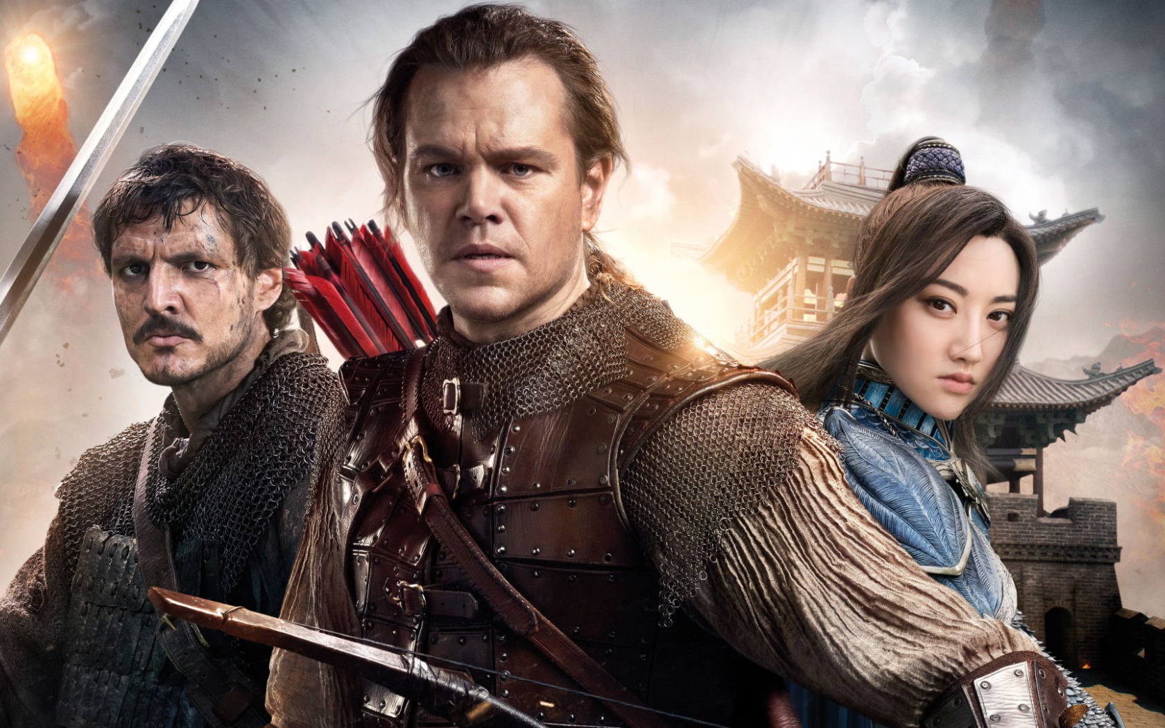 Главные герои фильма Великая стена 