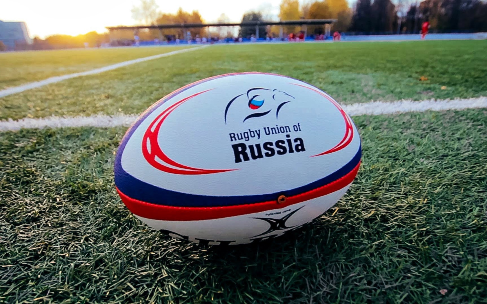 Мяч для регби российской команды 