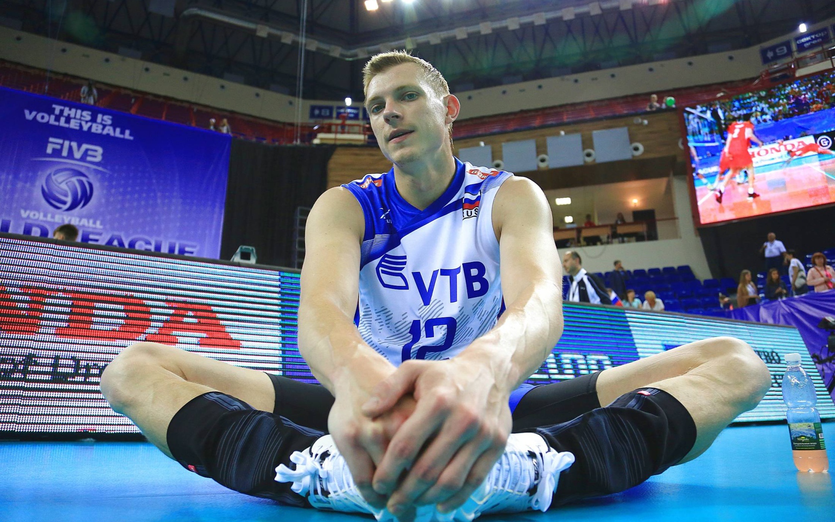 Российский спортсмен волейбольной команды Динамо Константин Бакун 