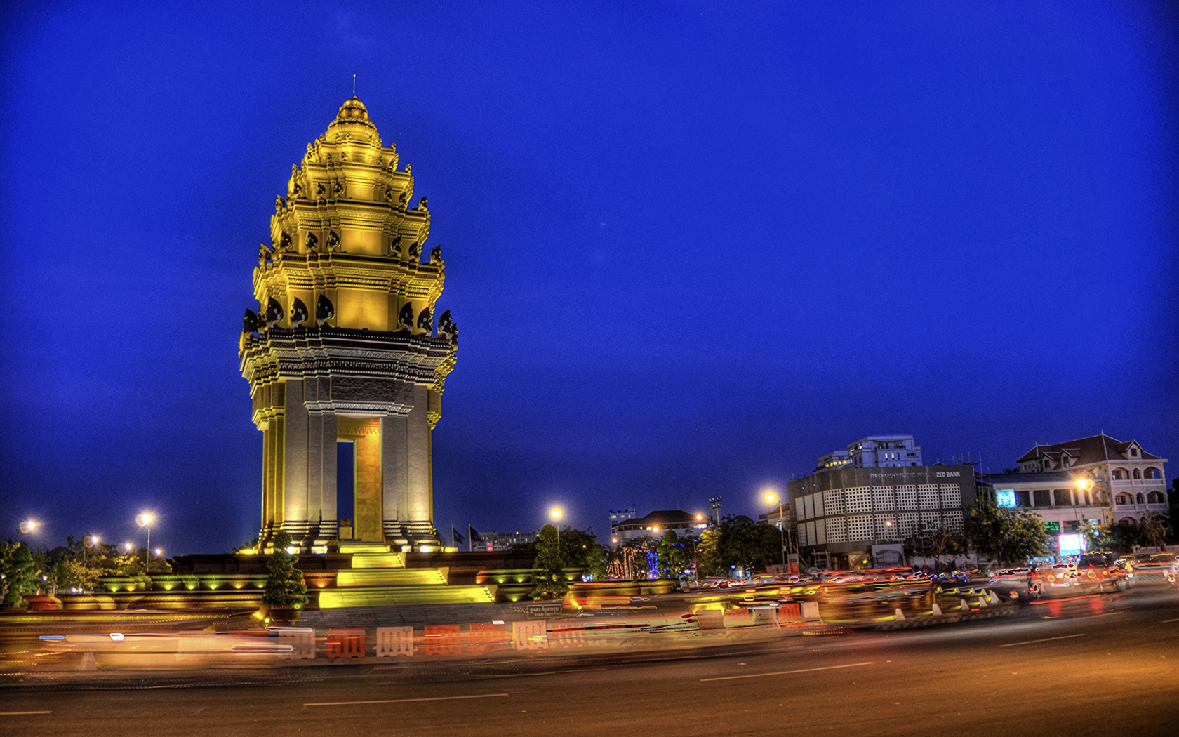 Монумент Независимости  в Пномпене, Камбоджа 