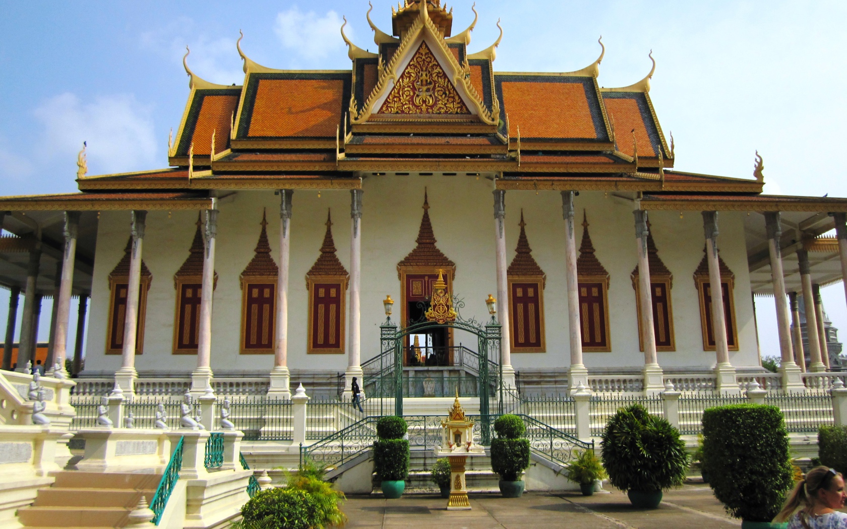 Храм на территории королевского дворца в Пномпене, Камбоджа 