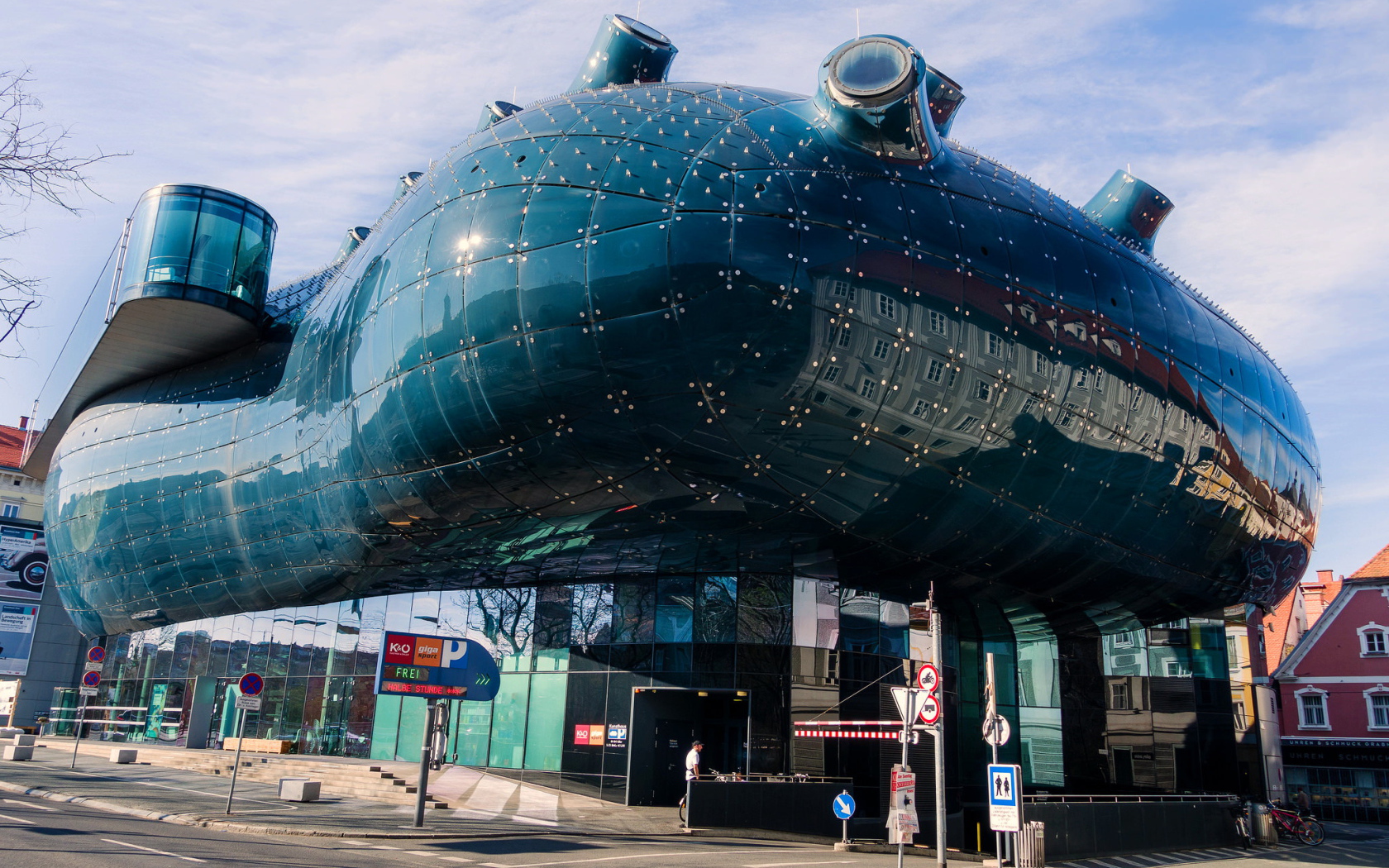 Музей современного искусства Граца, Кунстхаус. Австрия 