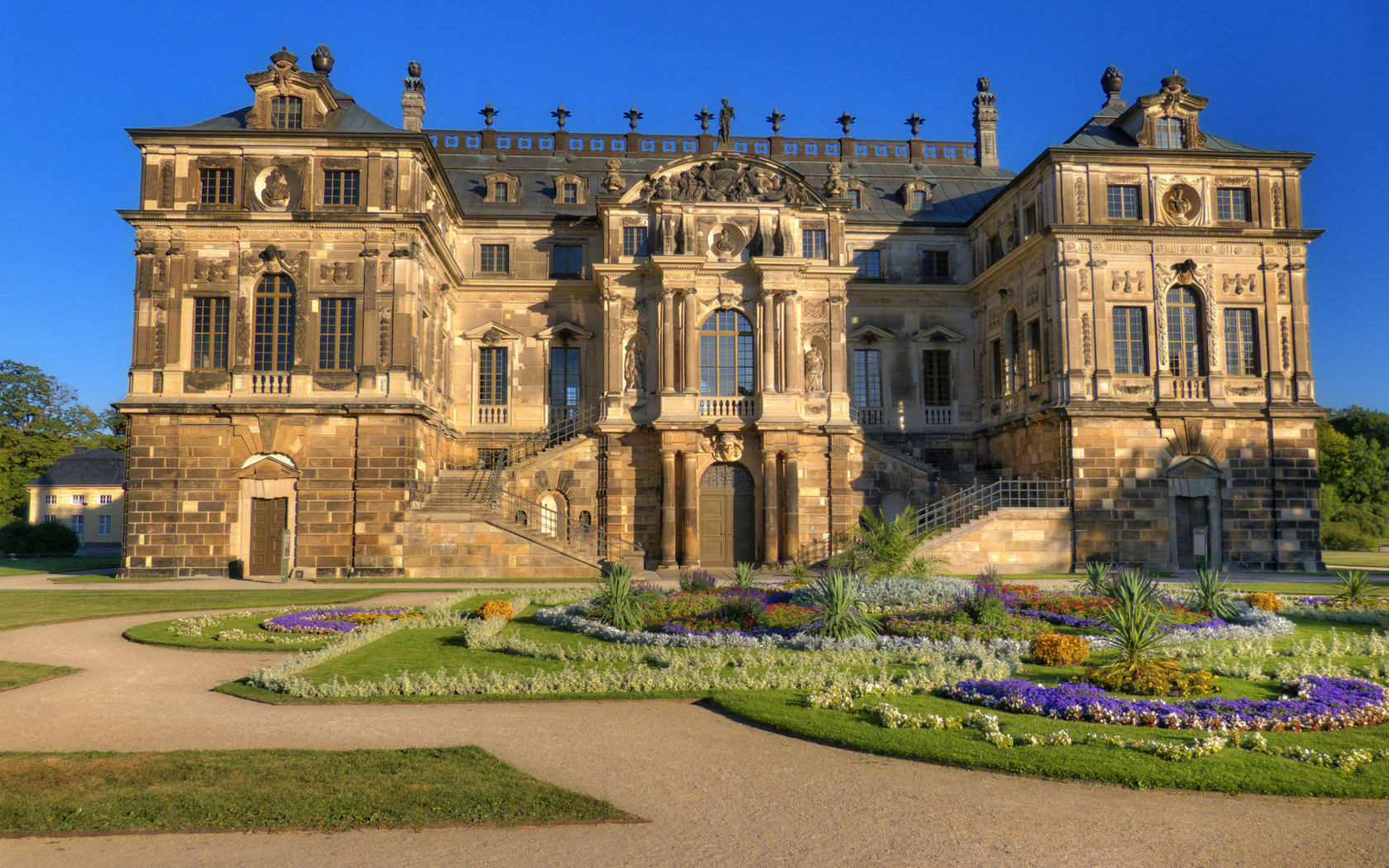 The palace in the Great Garden, Dresden. Germany