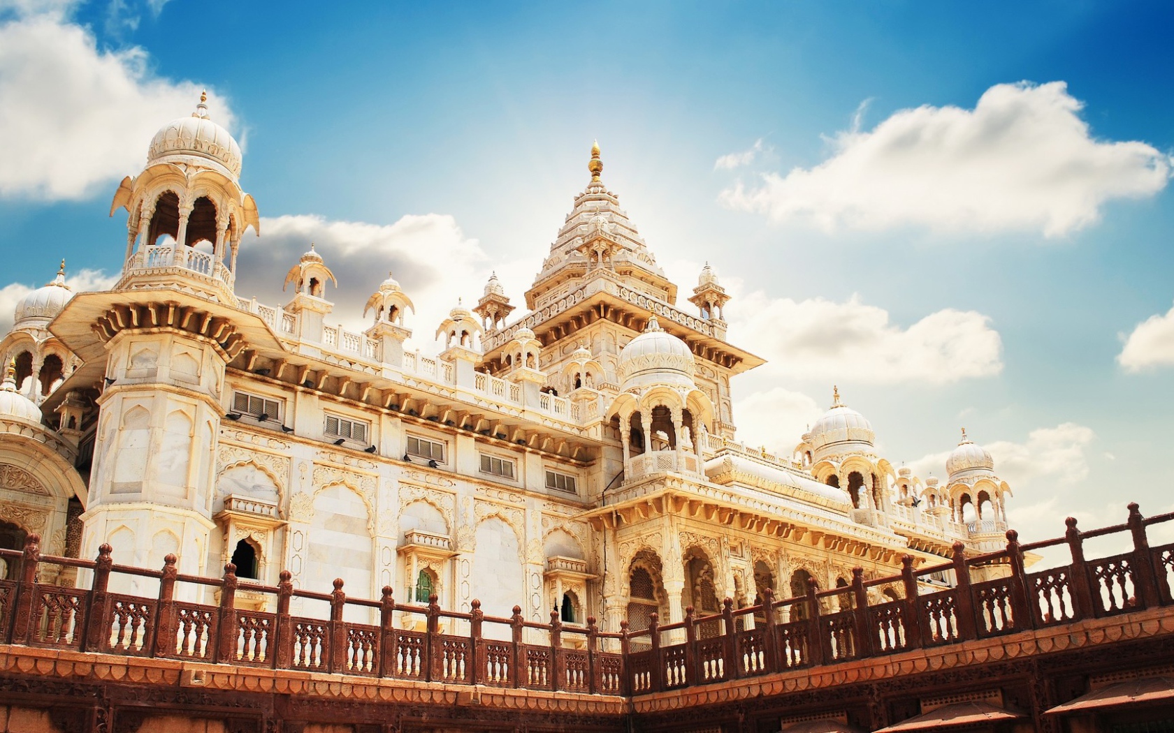 Мавзолей Jaswant Thada, город Джодхпур, Индия 