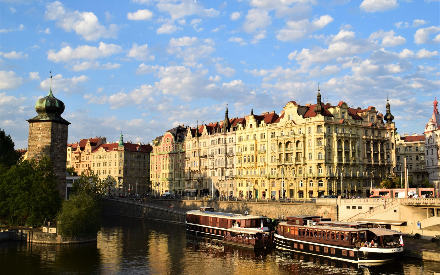 Старинная архитектура города Прага. Чехия