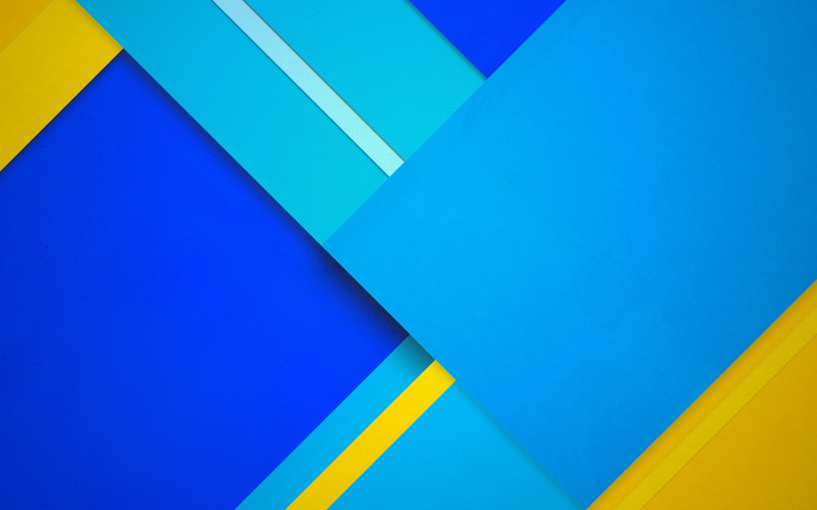 Blue and yellow shapes 3D graphics