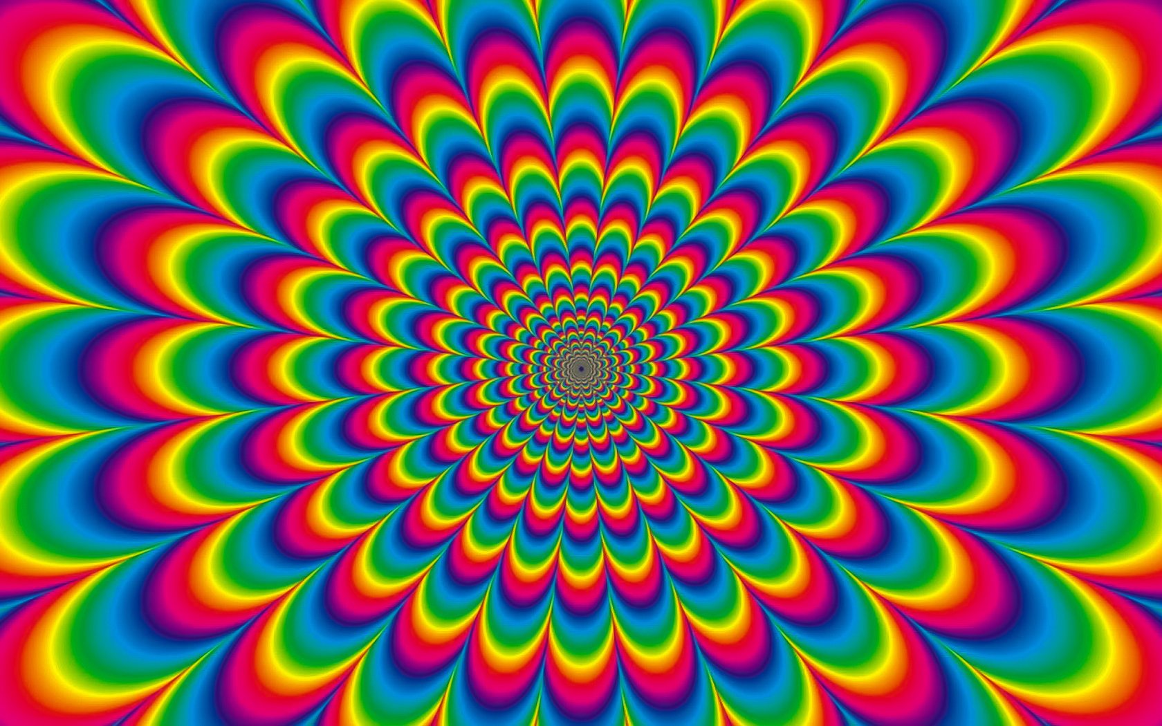 Разноцветный рисунок оптическая иллюзия