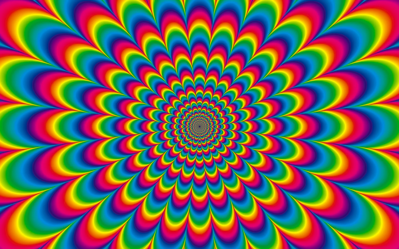 Разноцветный рисунок оптическая иллюзия