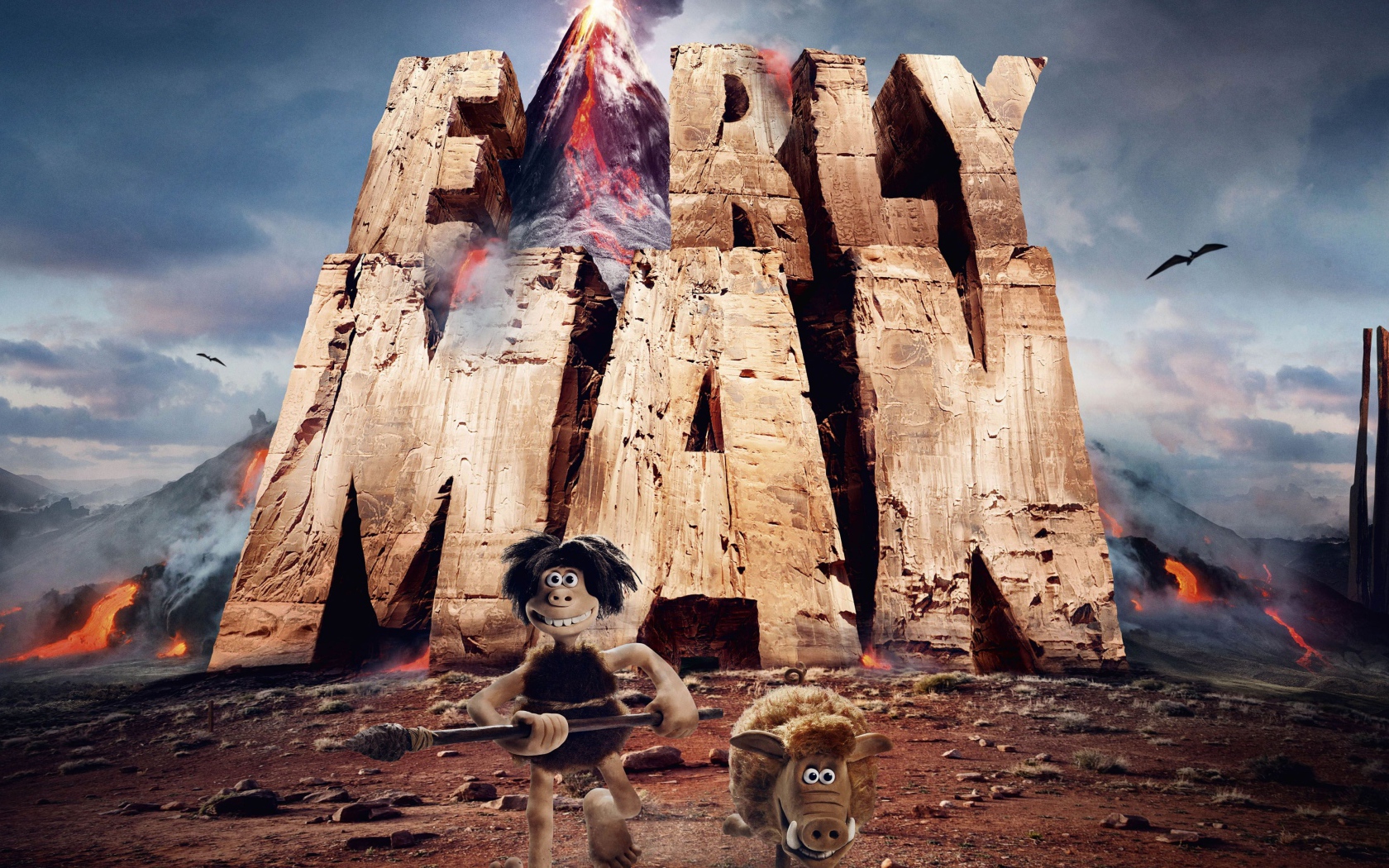 Постер мультфильма Дикие предки, 2018