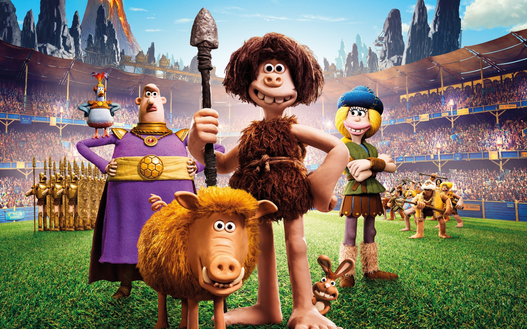 Герои нового мультфильма Дикие предки, 2018