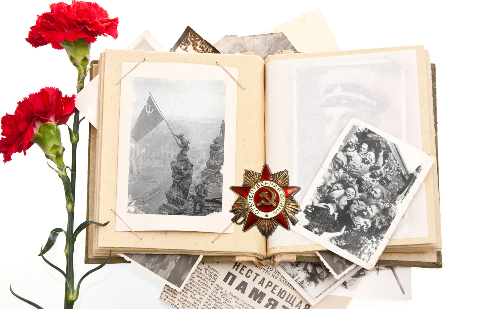 Book of Memory and the Order of the Patriotic War on Victory Day on May 9