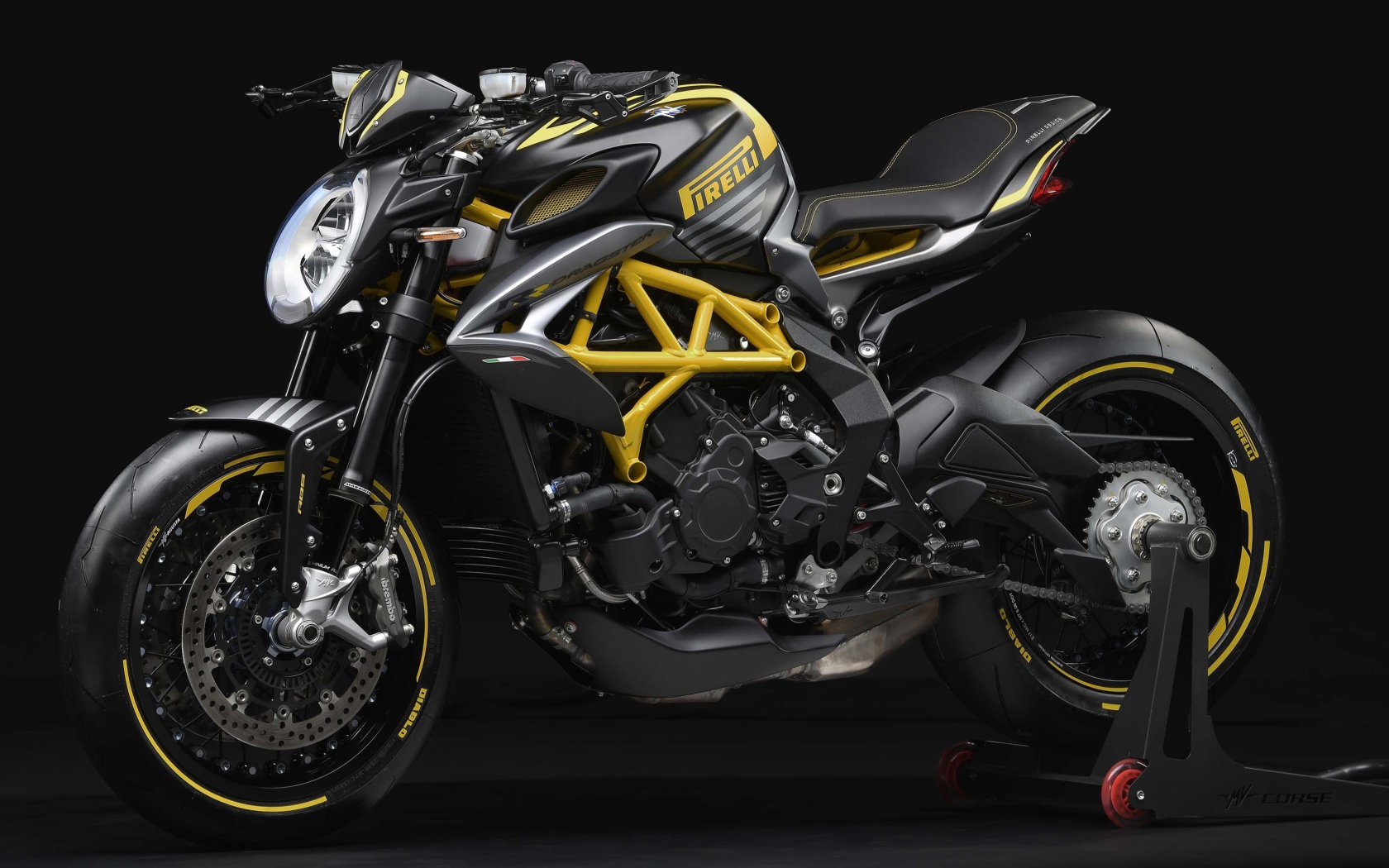 Спортивный мотоцикл Agusta Dragster 800 RR Pirelli 2018 года