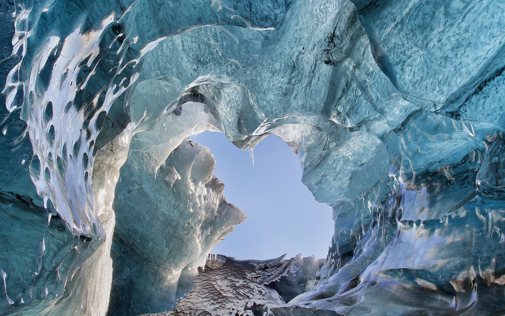 Красивый ледник Ватнайёкюдль, Исландия