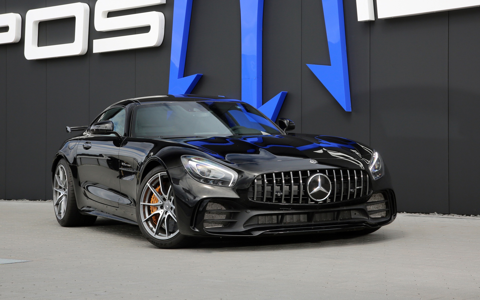 Черный мерседес Posaidon GT R RS830+ 2019 года 