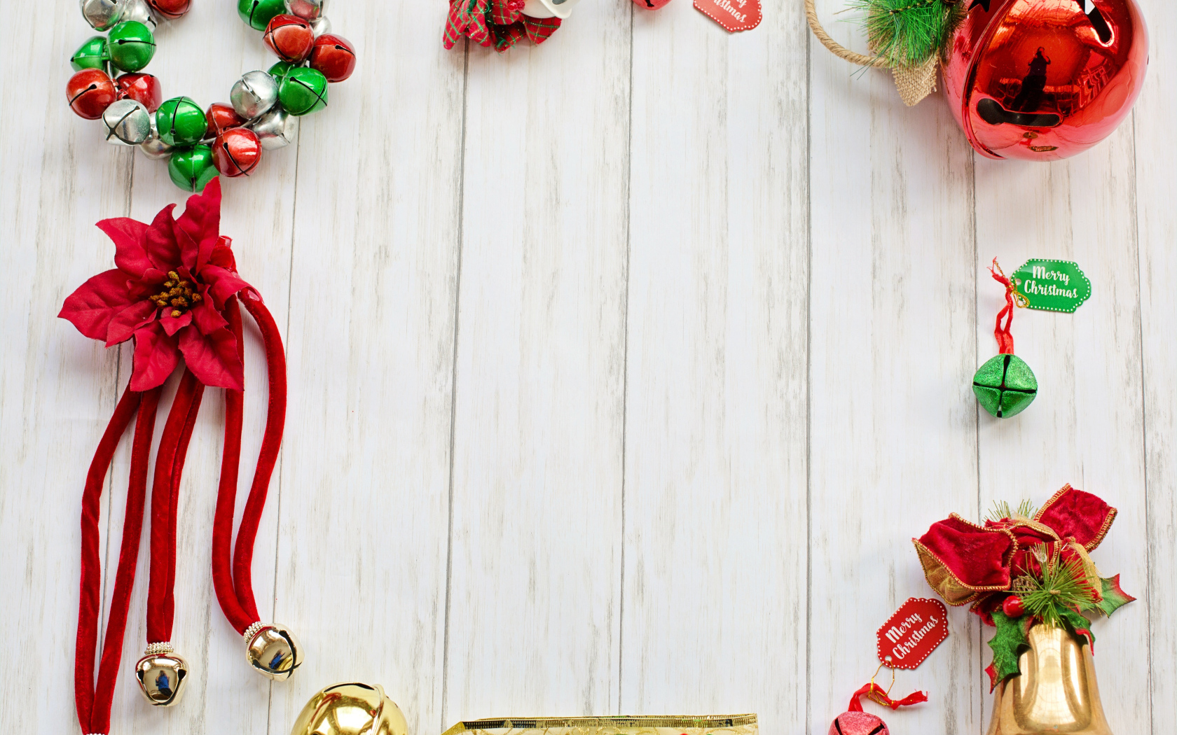 Шаблон для поздравительной открытки на Рождество