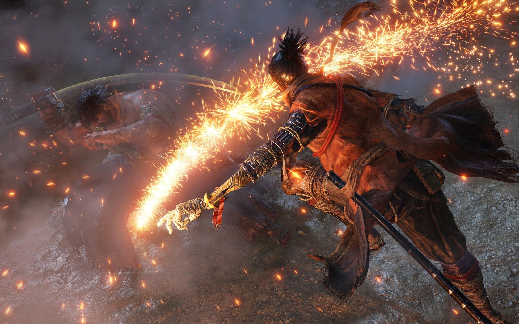 Персонаж компьютерной игры Sekiro. Shadows Die Twice, 2019 года