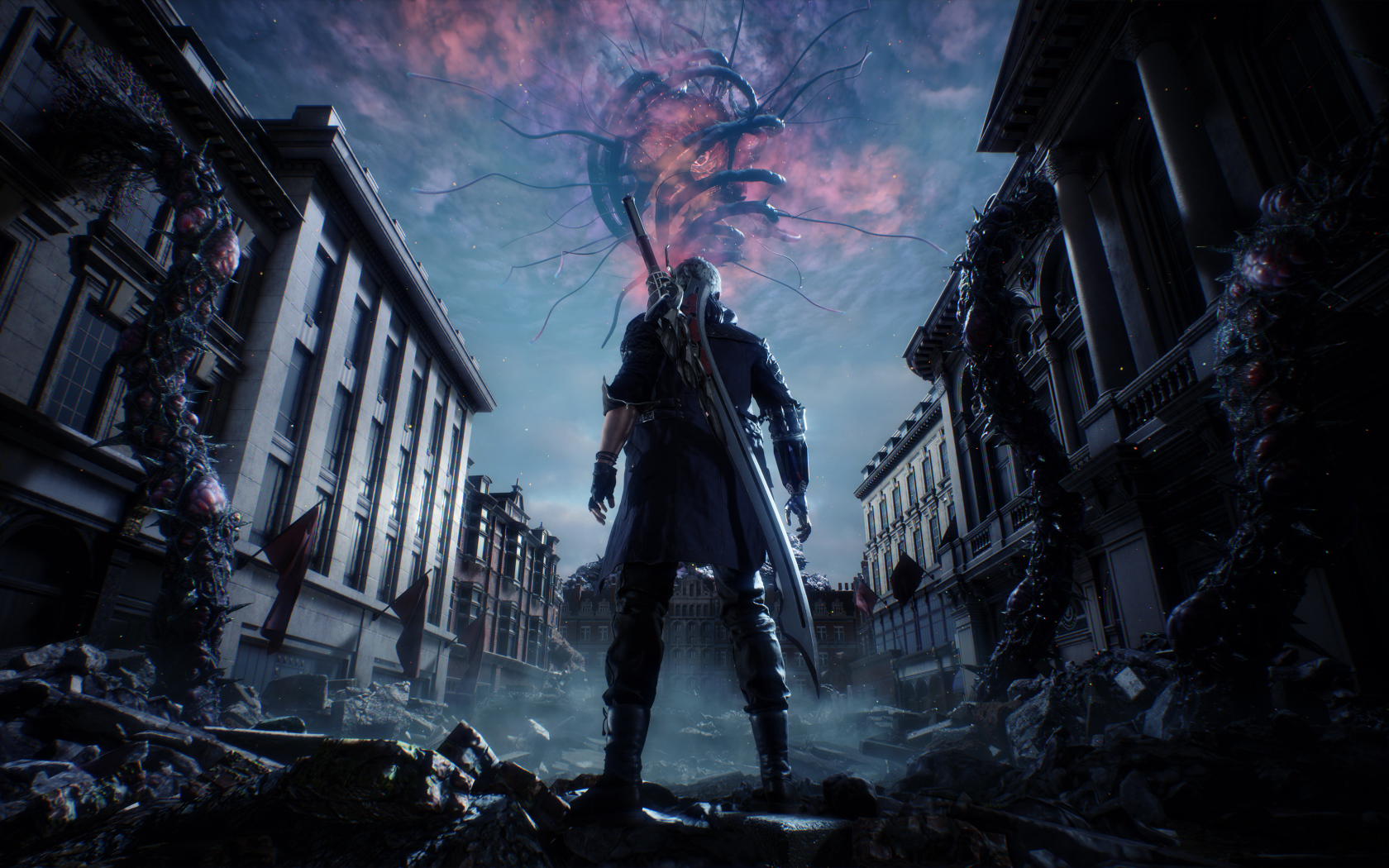 Персонаж новой компьютерной игры Devil May Cry 5, 2019 года