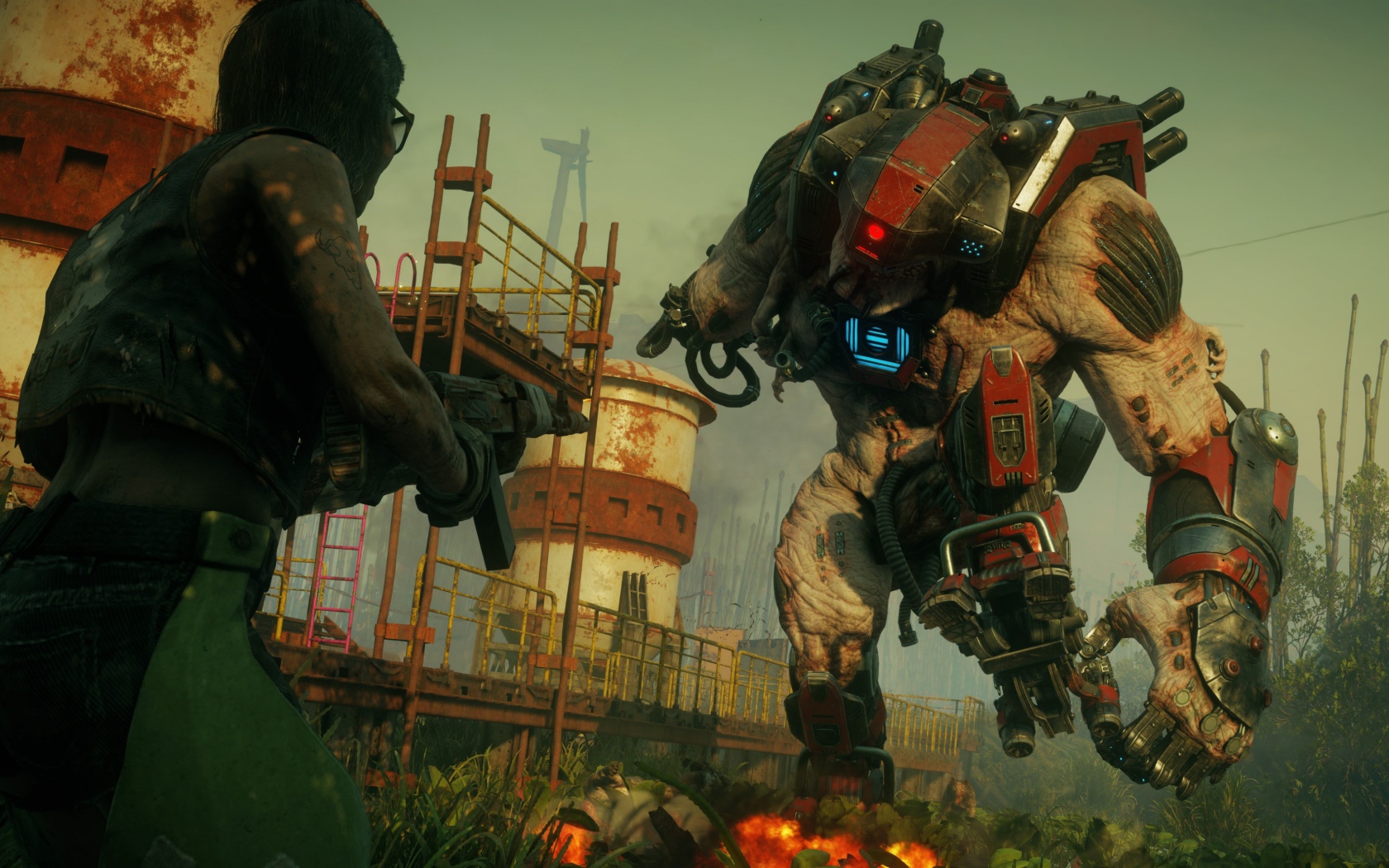 Кадр новой компьютерной игры Rage 2, 2019 года