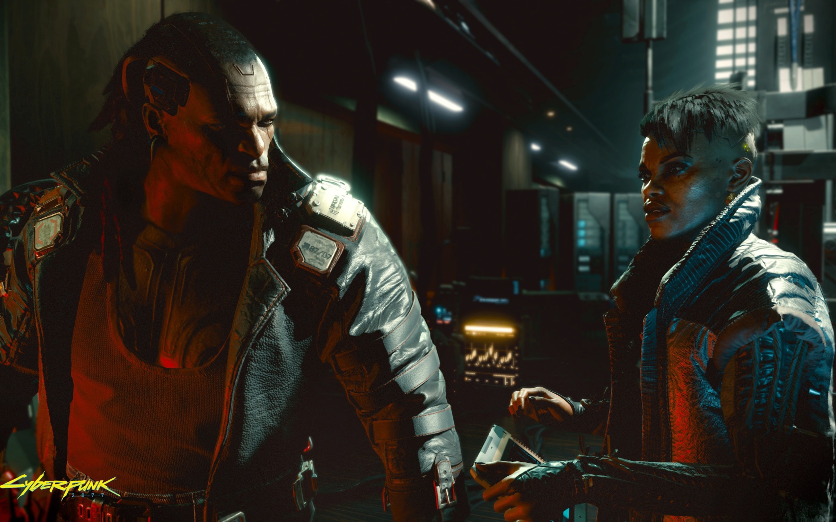 Скриншот новой компьютерной игры Cyberpunk 2077