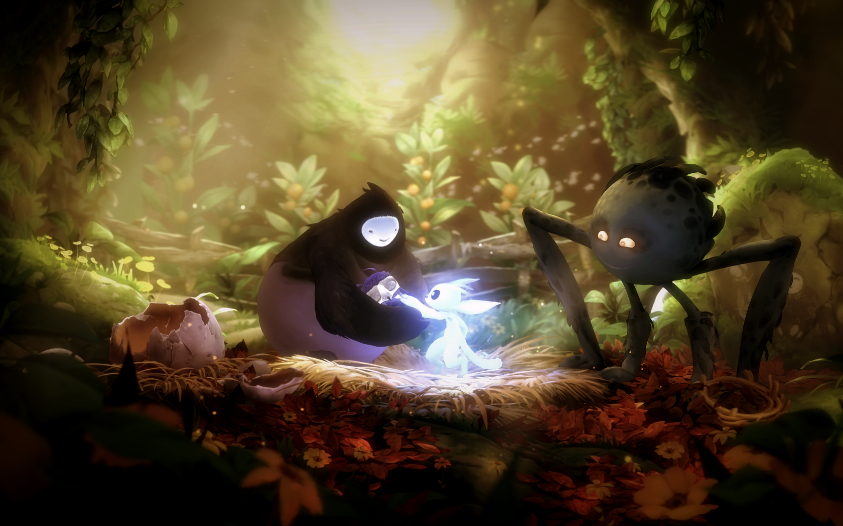 Скриншот новой видеоигры Ori and the Will of the Wisps, 2019 года