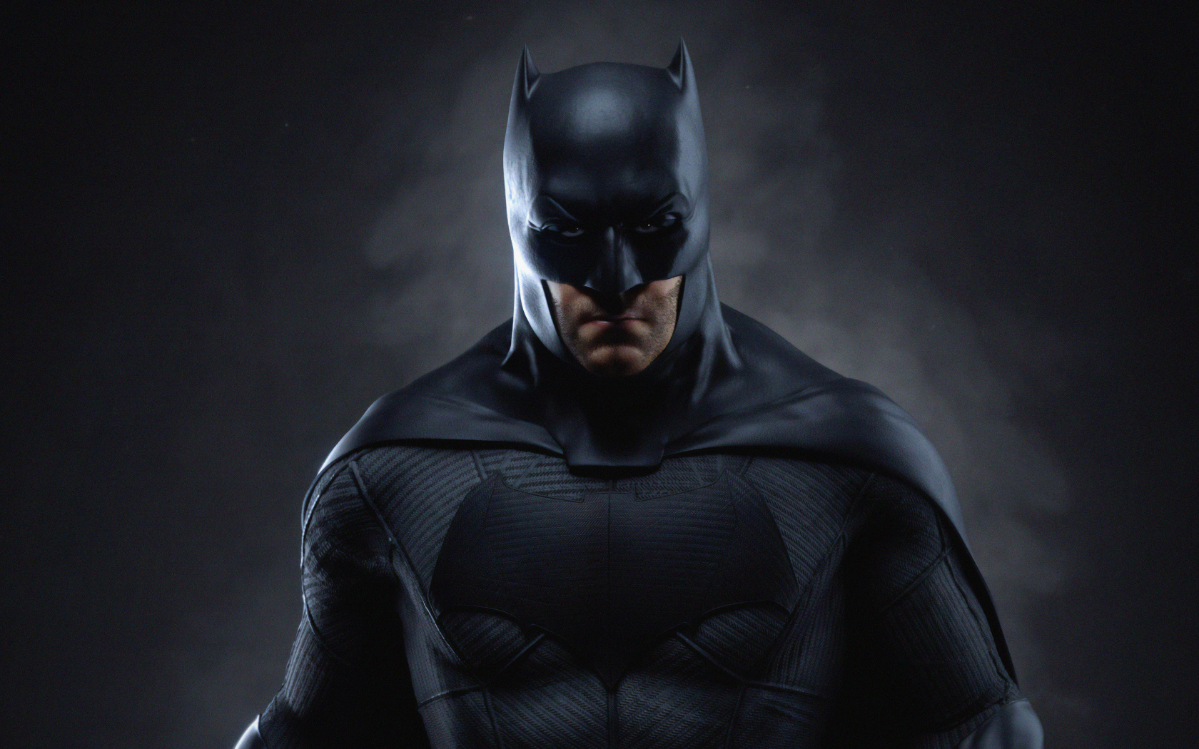 Бэтмен на черном фоне крупным планом